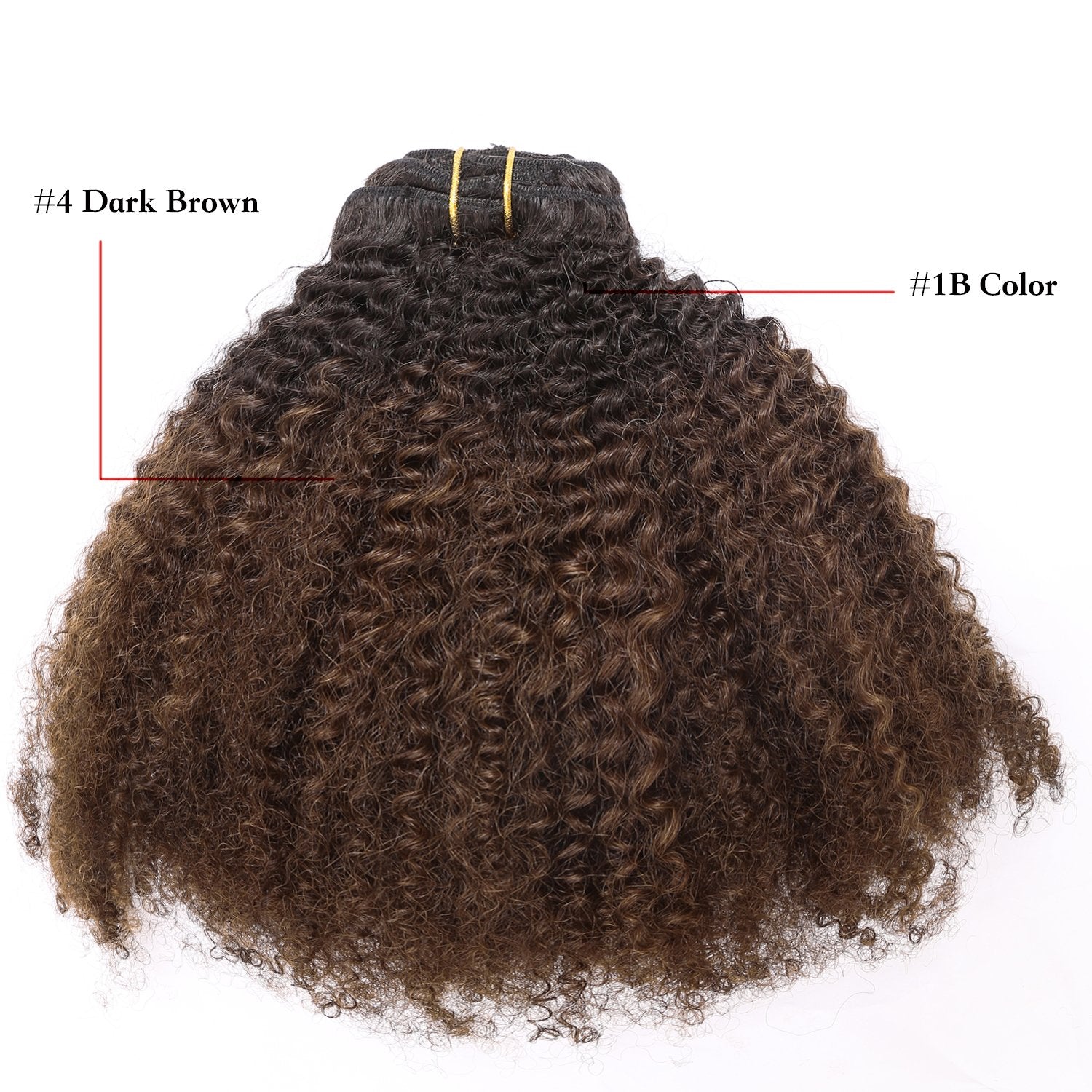Lacer Hair Clip in Real Remy Human Hair Extensions Afro Kinky Curly Clip in Hair Extensions 4B 4C 100% Natural Black Curly Hair