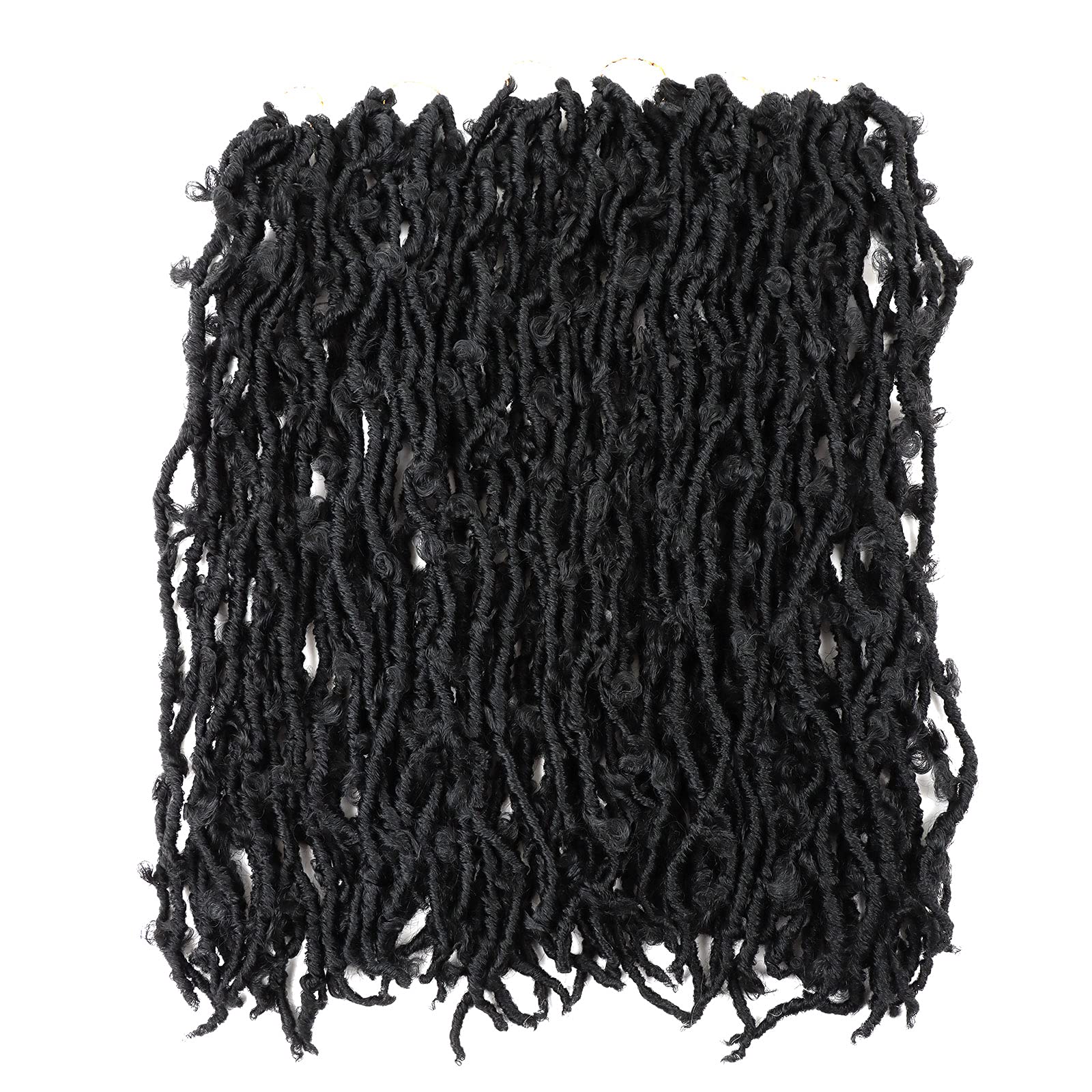 Lmzim 5 Packs 24 Inch Butterfly Locs Crochet Hair For Black Women Soft Distressed Faux Locs Pre Looped Pre-Twisted Braids (24 In