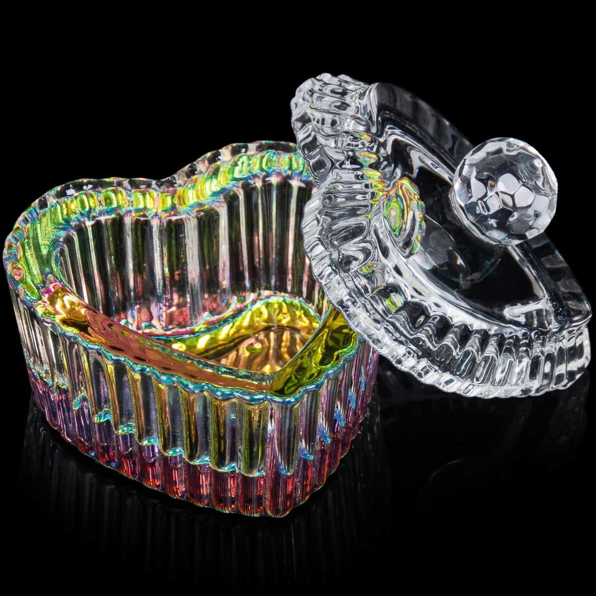 AORAEM Dappen Dish Cups for Nail Tips Art with Lid 1PCS Acrylic Liquid Powder Dappen Dish Glass Crystal Cup Glassware Tools for 