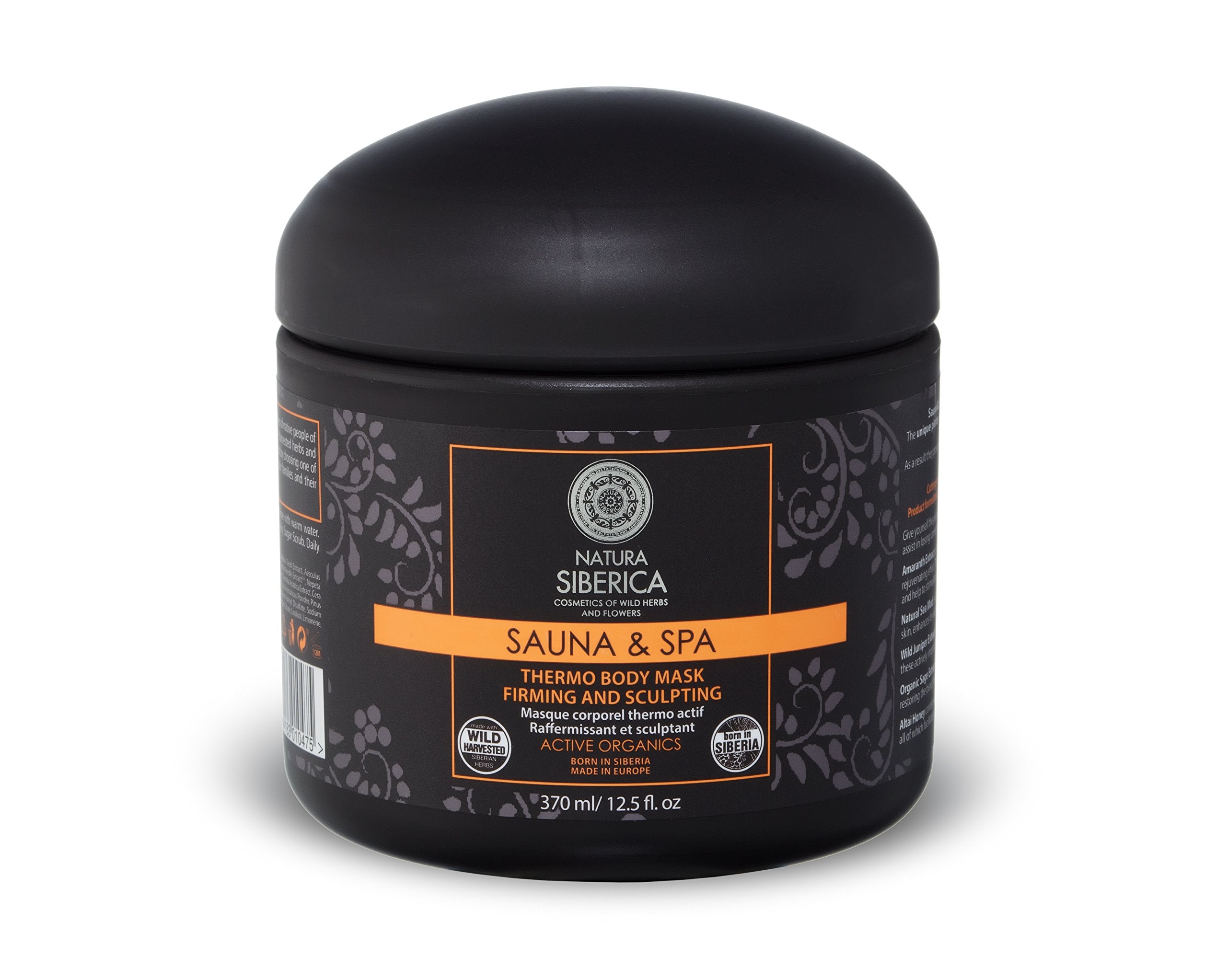 Natura Siberica Thermo Body Mask Slimming 370ml Amaranth Oil, Volcanic clay, Organic juniper extract, Organic Sage extract, Alta