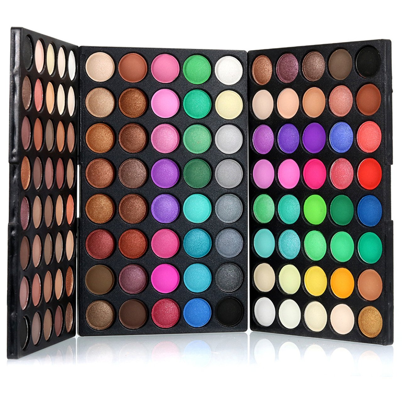 Fantasyday 120 Colors Long Lasting Waterproof Highly Pigments Shiny Shimmers Glitter Eyeshadow Palette All In One Makeup Kits Fo