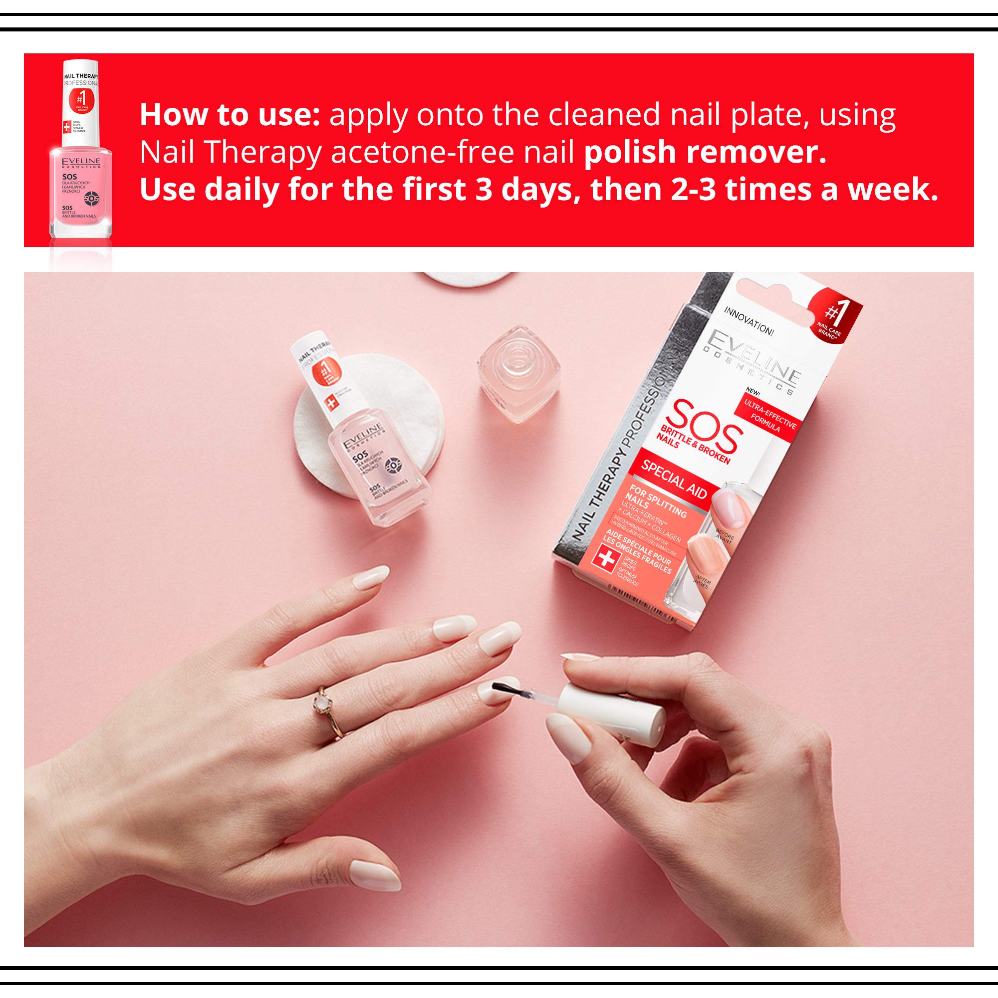 Eveline cosmetics SOS Brittle and Broken Nail Treatment Multivitamin