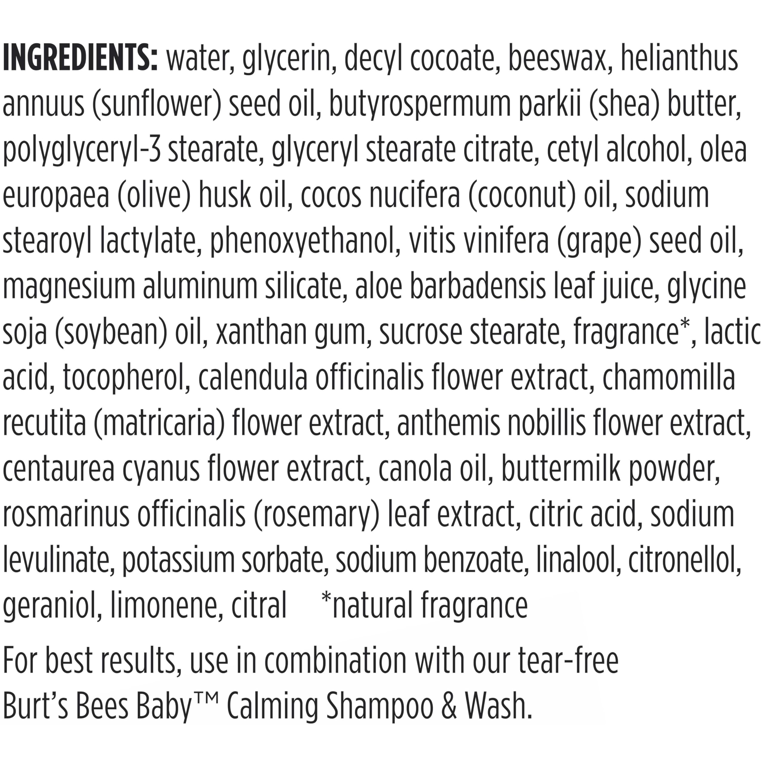 Baby Nourishing Lotion Calming By Burt'S Bees For Kids - 12 Oz Lotion