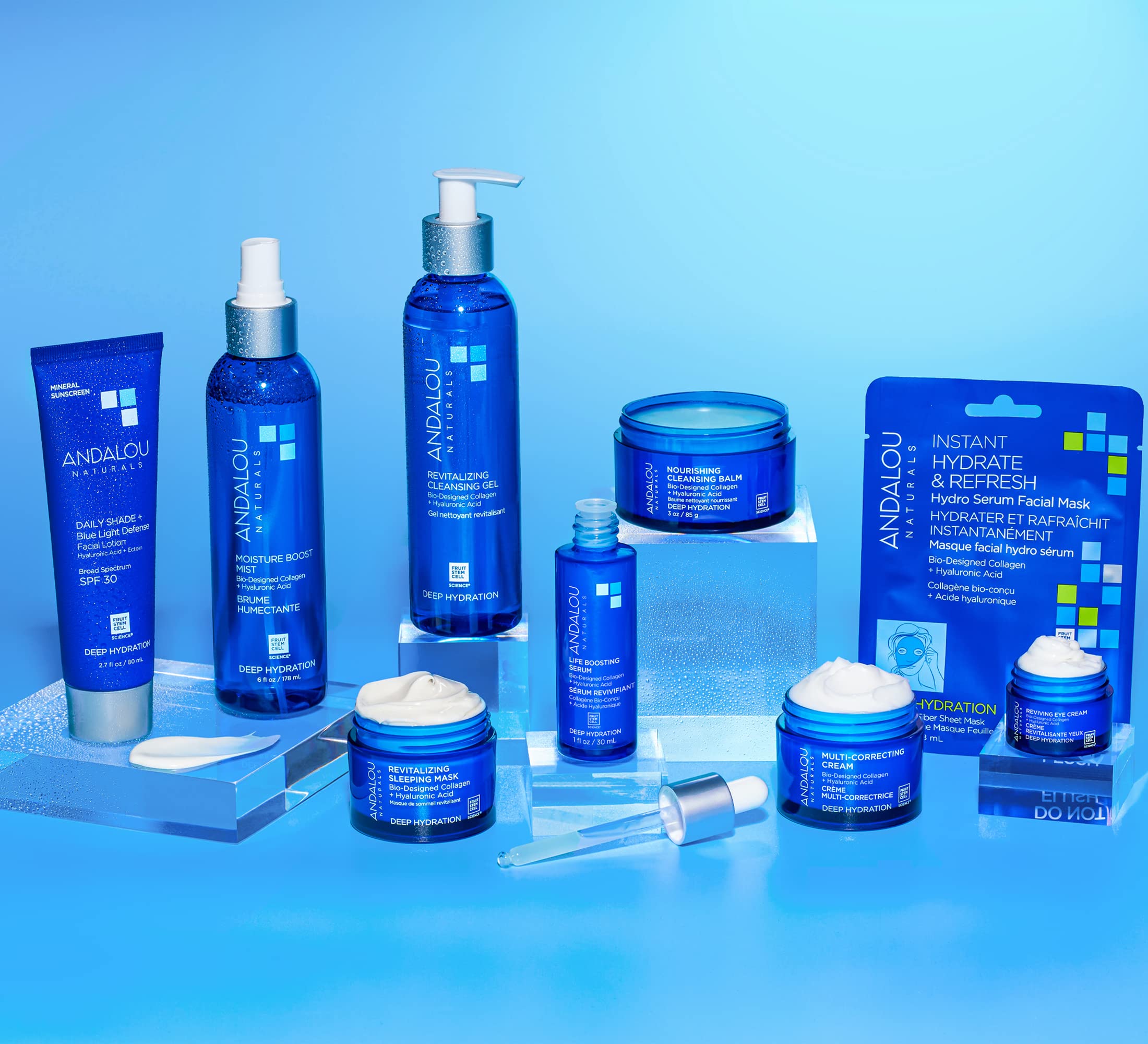 Andalou Naturals Face Sunscreen, Spf 30 Daily Shade + Blue Light Defense Facial Lotion, Broad Spectrum Protection, Deeply Hydrat