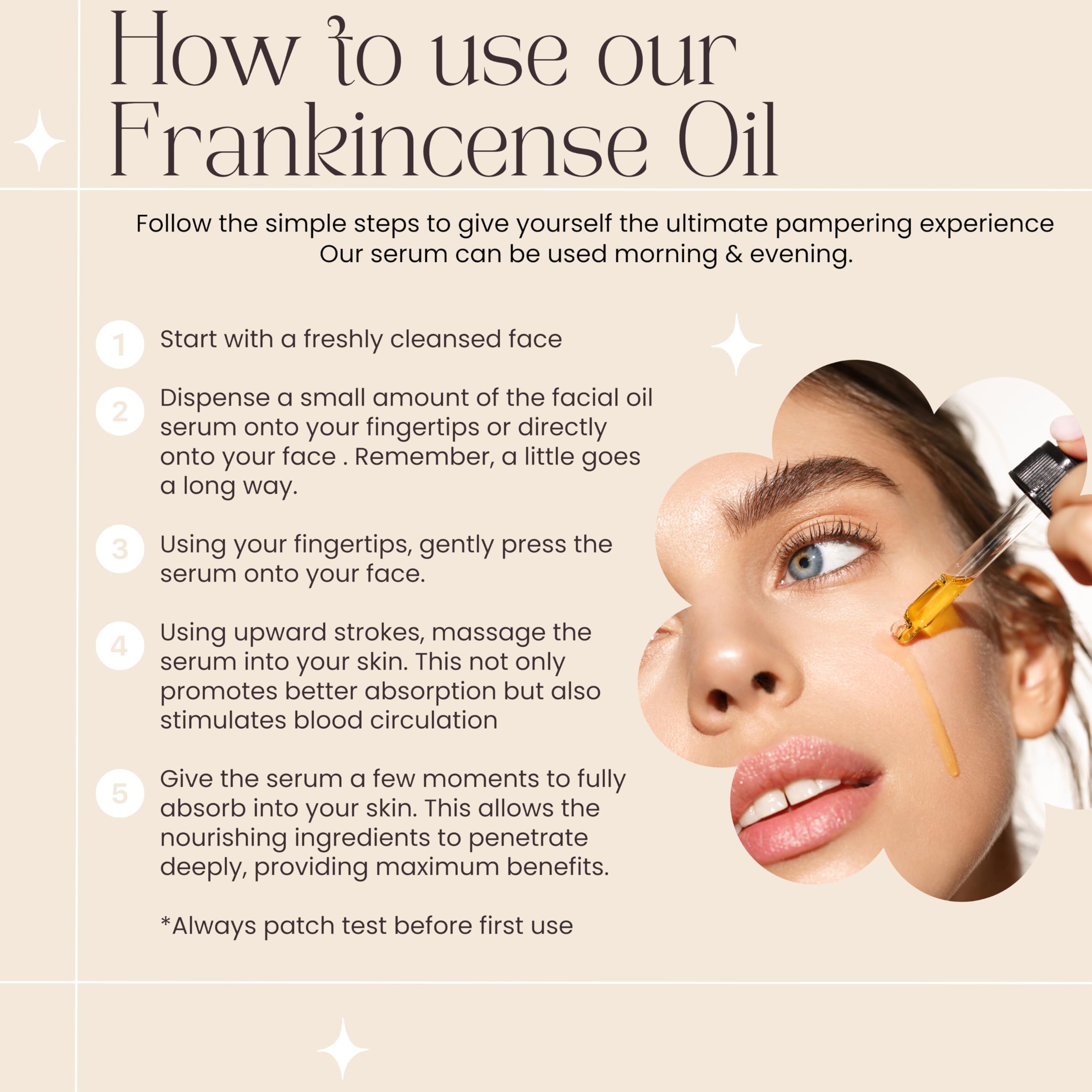Beauty Glow Frankincense Resin Infused Organic Castor & Rosehip Oils For Face Anti-Aging Miracle Facial Moisturizer Cold Pressed
