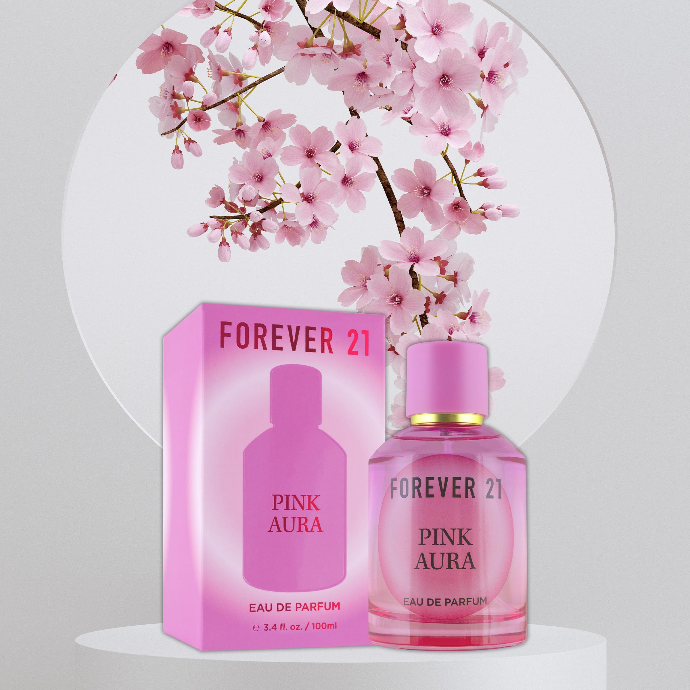 Forever 21 Pink Aura By Forever 21, 3.4 Oz Eau De Parfum Spray For Women