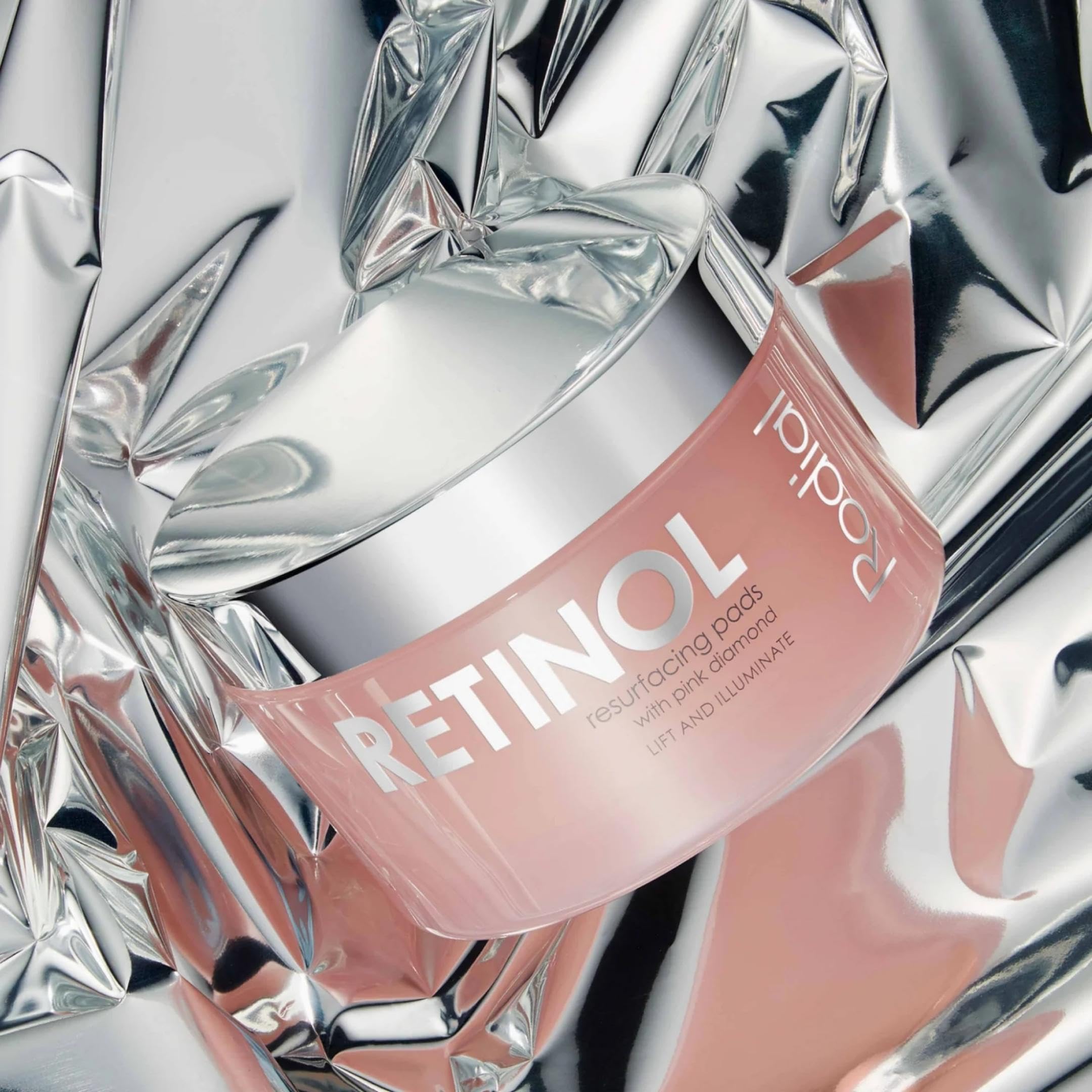 Rodial Retinol Resurfacing Pads Night (50 pads), Rejuvenating Complex with Retinol, Hyaluronic Acid and Niacinamide for Hydrated