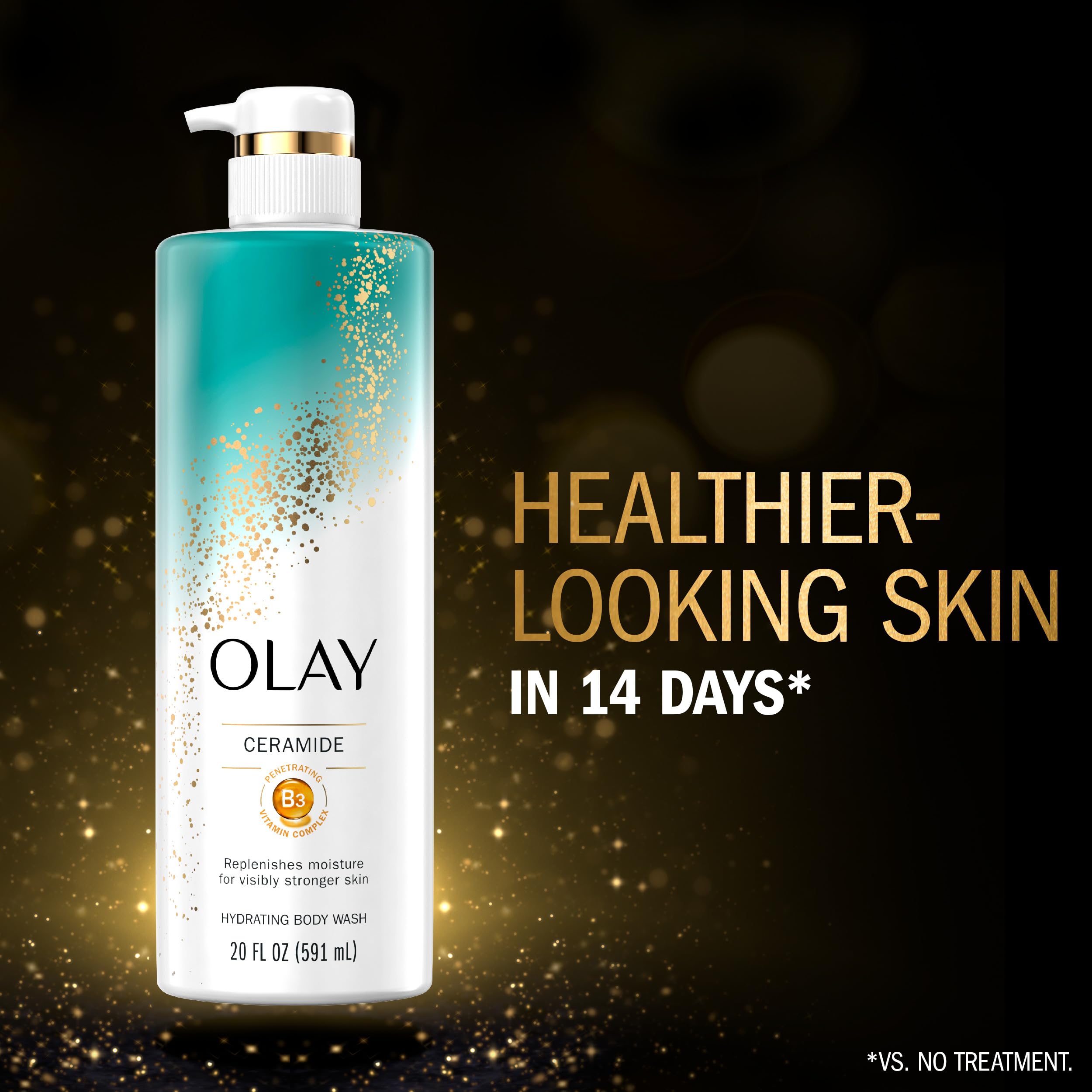 Olay Cleansing Body Wash with Ceramide & Vitamin B3, 20 Fl Oz - Strength B3+ Ceramide Blend for Women's Skin Care