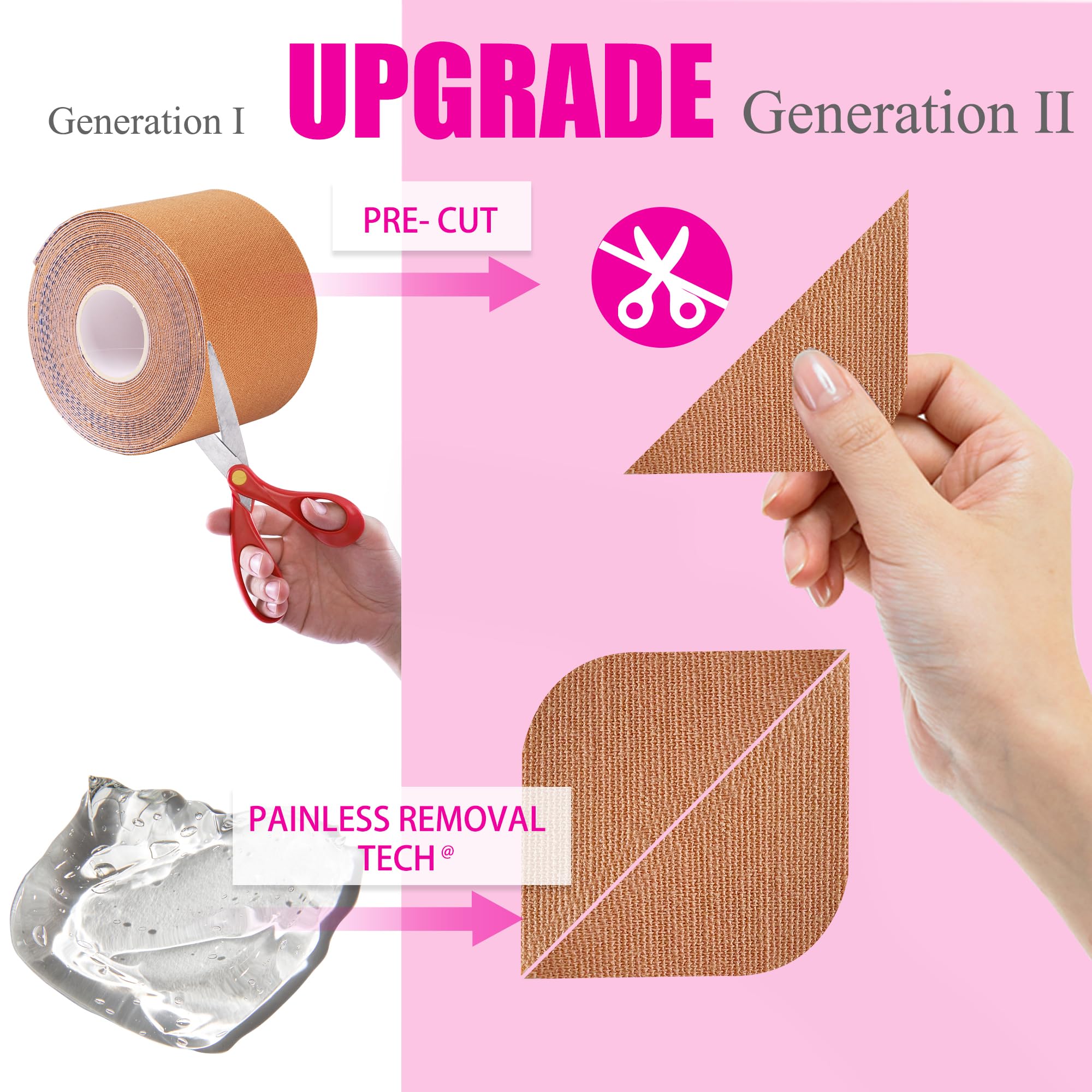 Akissos Forehead Wrinkle Patches 80 Pcs Pre Cut Full Face Tape Facial Patches For Wrinkles Myofascial Lift Tape For Forehead Fro
