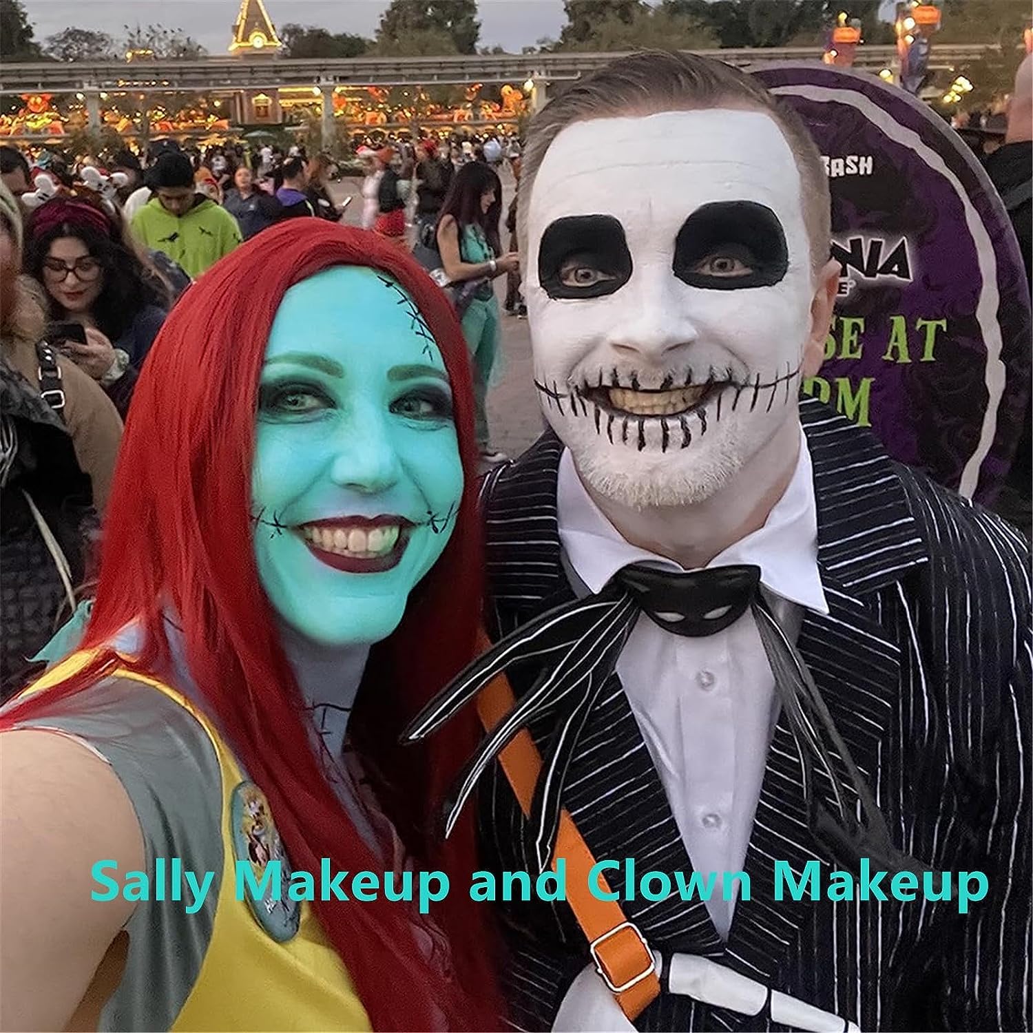 Go Ho Teal Face Body Paint(2.1 oz),Teal Makeup Water Based Face Paint and Body Paint for Airbrush Makeup Special FX, Cosplay, an