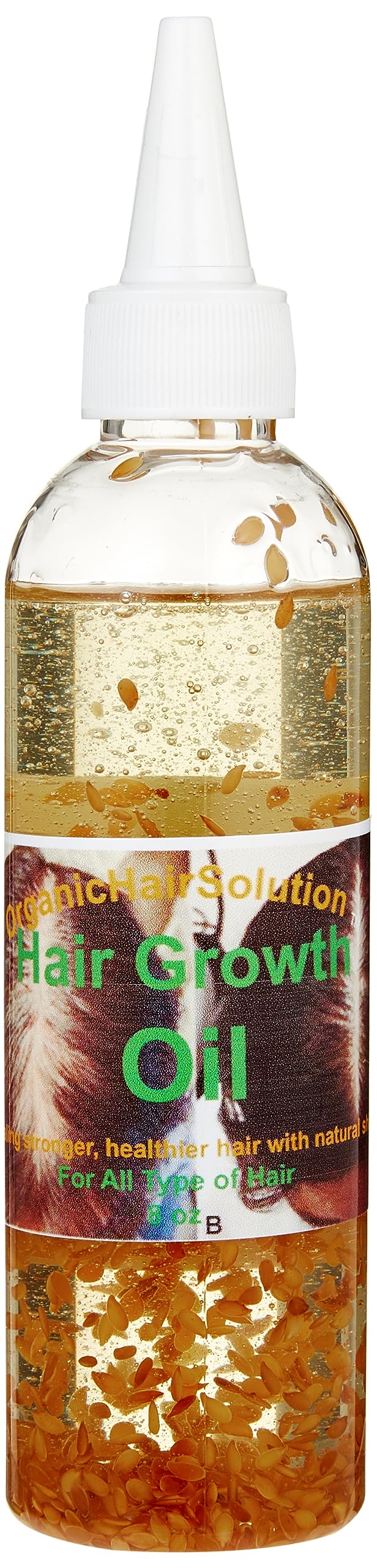 Organic Hair SolutionHair Growth Oil Scalp & Hair Strengthening For Stronger, Thicker Longer Hairfor Split Ends and Dry Scalp