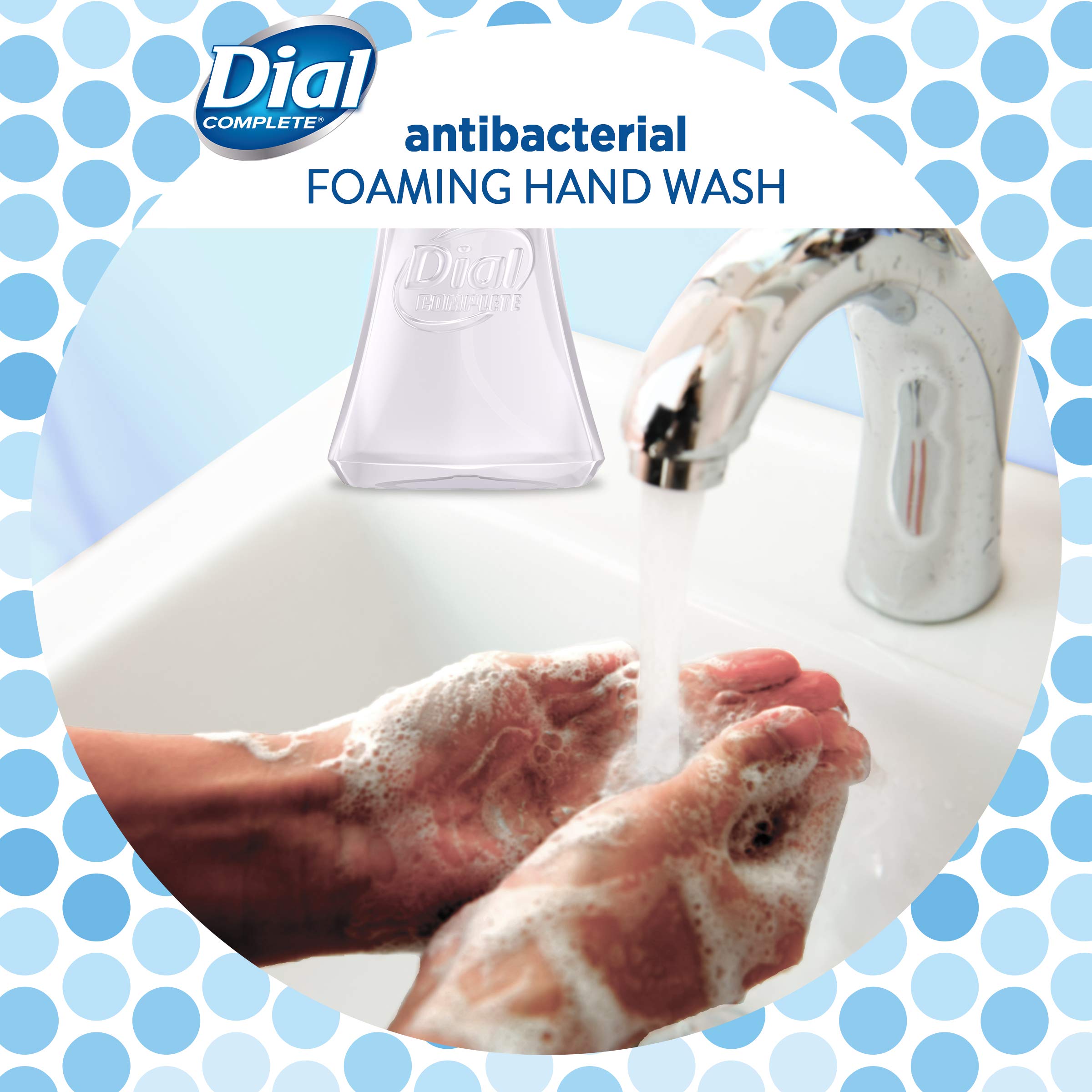 Dial Complete Foaming Antibacterial Hand Wash, Soothing White Tea, 7.5 Ounce