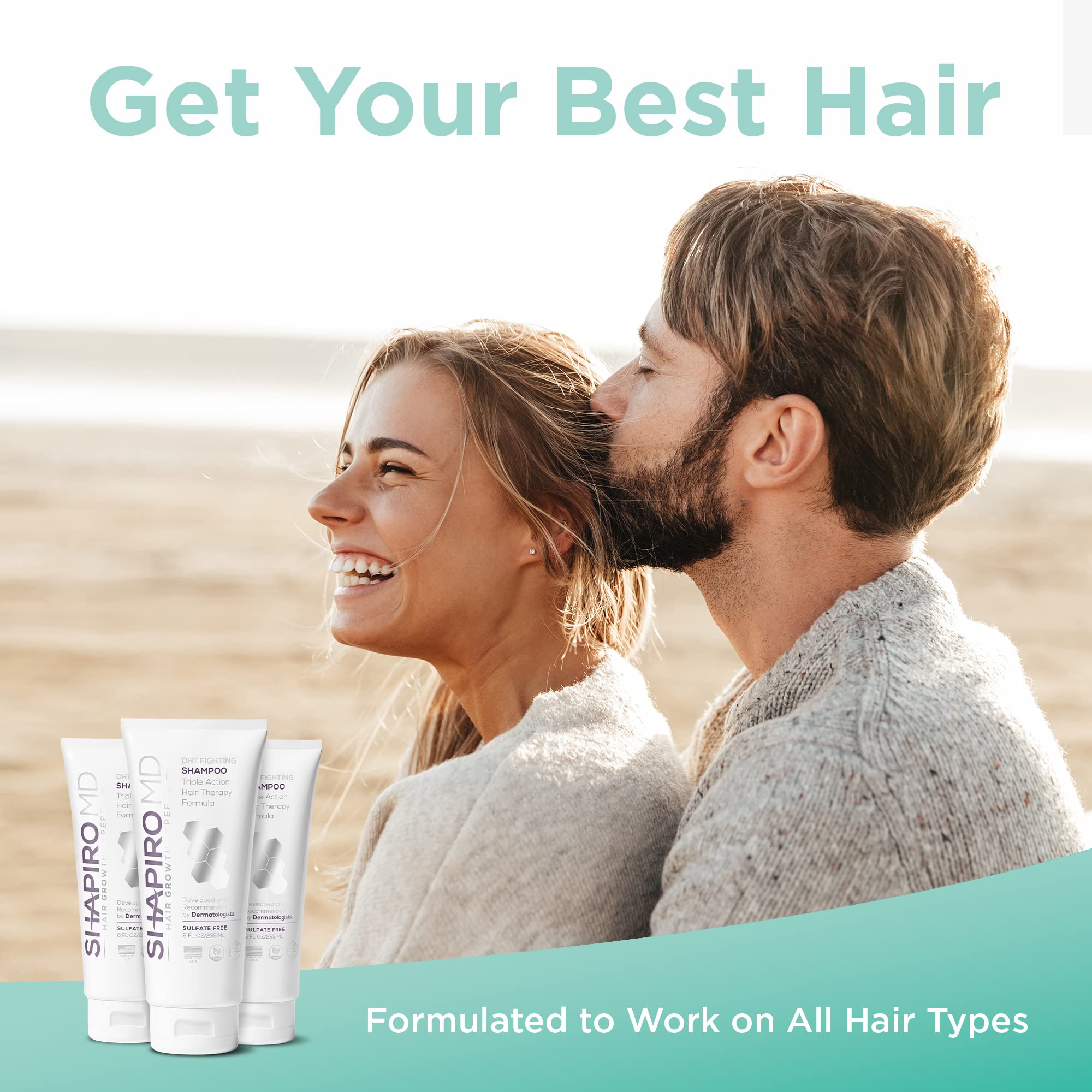 Shapiro MD Hair Growth Experts Vegan Hair Loss Shampoo for Thinning Hair | Experience Healthier, Fuller and Thicker Looking Hair
