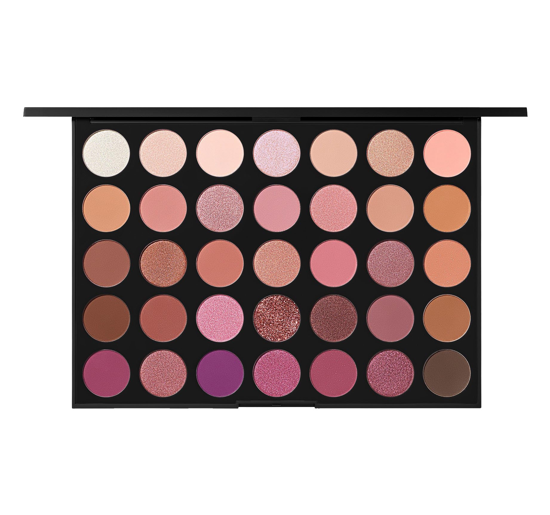 Morphe 35XO Makeup Palette - Natural Flirt Artistry Palette with 35 Matte & Shimmer Pigments - Made to Build, Blend & Layer Flaw