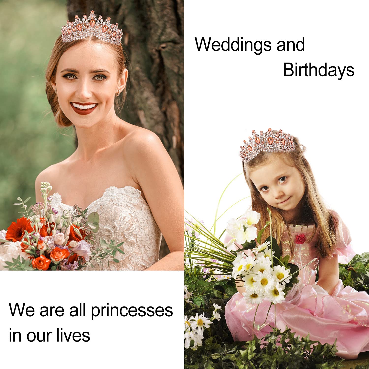 Birthday Tiara For Women, Birthday Sash And Tiaras For Women, Happy Birthday Queen Crown For Women, Birthday Crowns For Women Wi