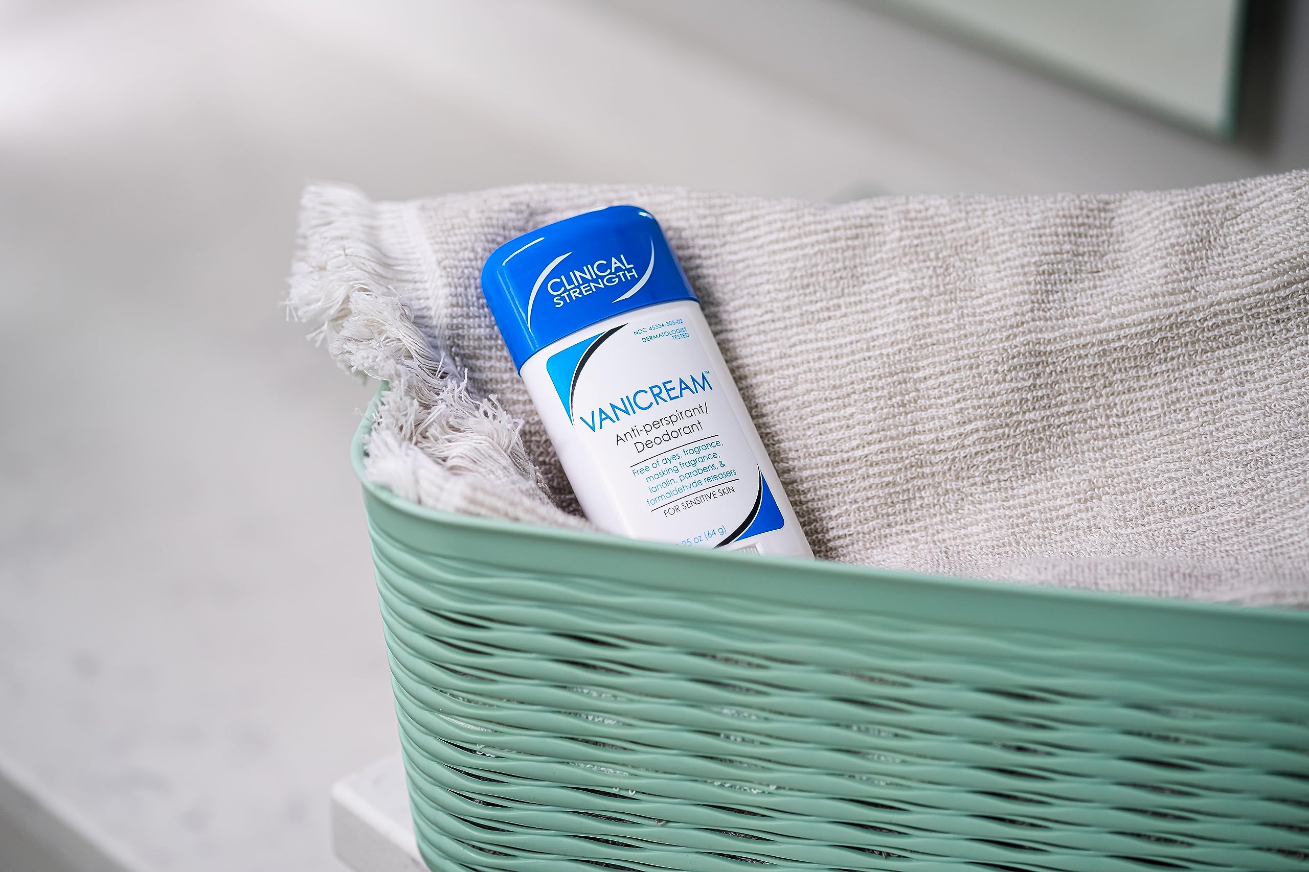 Vanicream Anti-Perspirant Deodorant for Sensitive Skin - 2.25 oz - Clinical-Strength Deodorant with 24-Hour Protection - Unscent