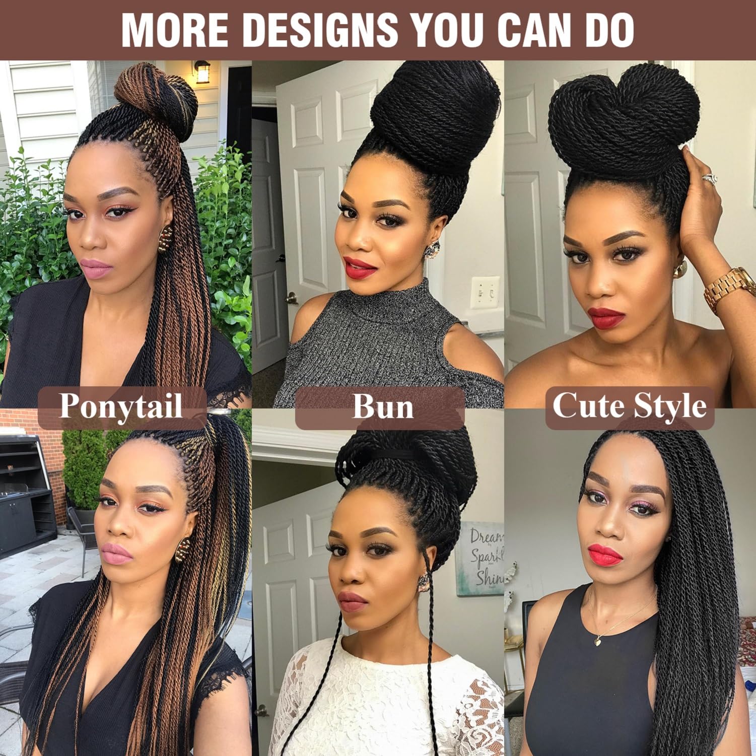 Red Crochet Hair For Black Women 14 Inch Senegalese Twist Crochet Hair 8 Packs Short Crochet Hair Small Twist Crochet Hair Pretw