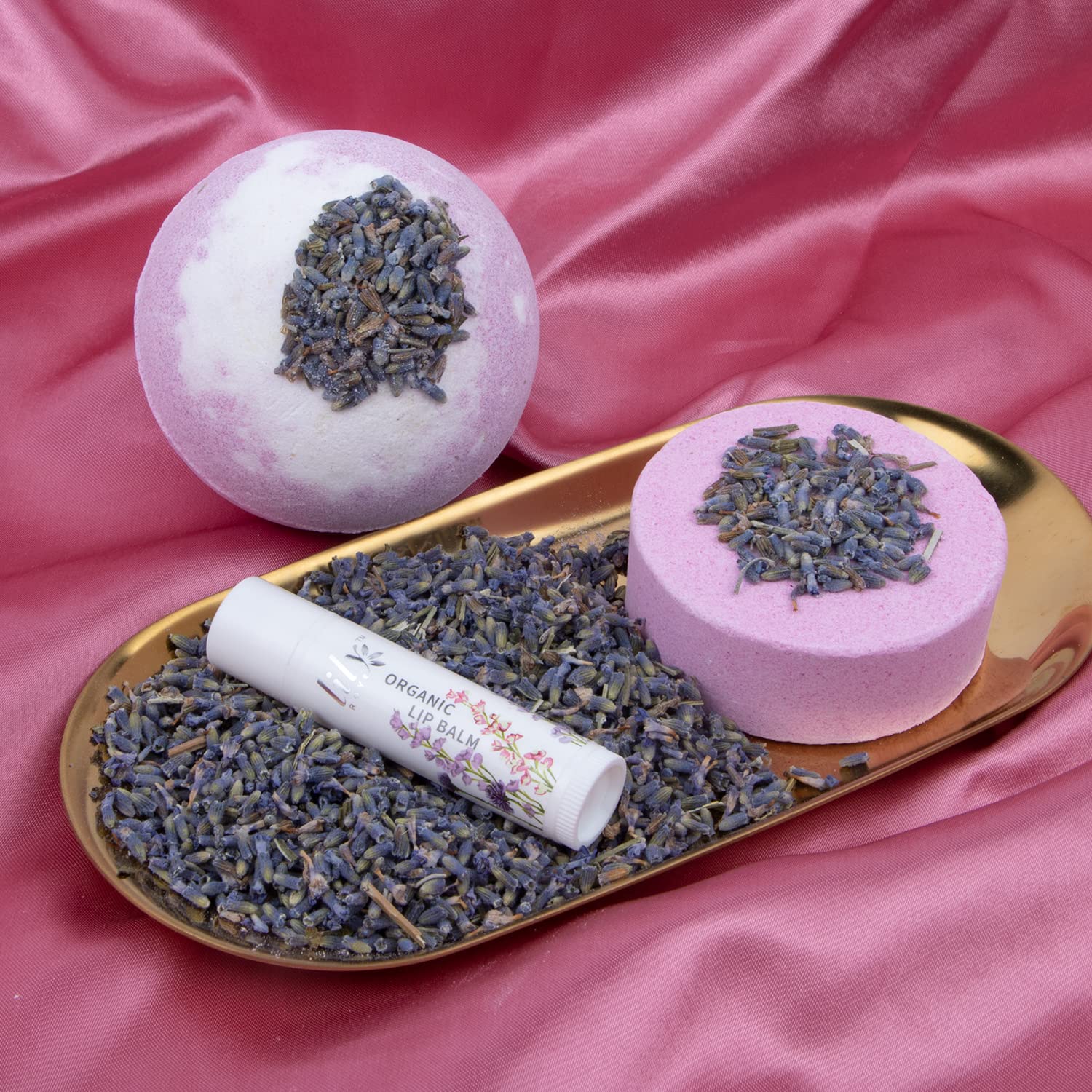 Lavender Spa Gifts For Women, Bath And Body Gift Set For Women, 17Pcs Relaxing Bath Gift Basket Set Include Shower Steamers, Bub