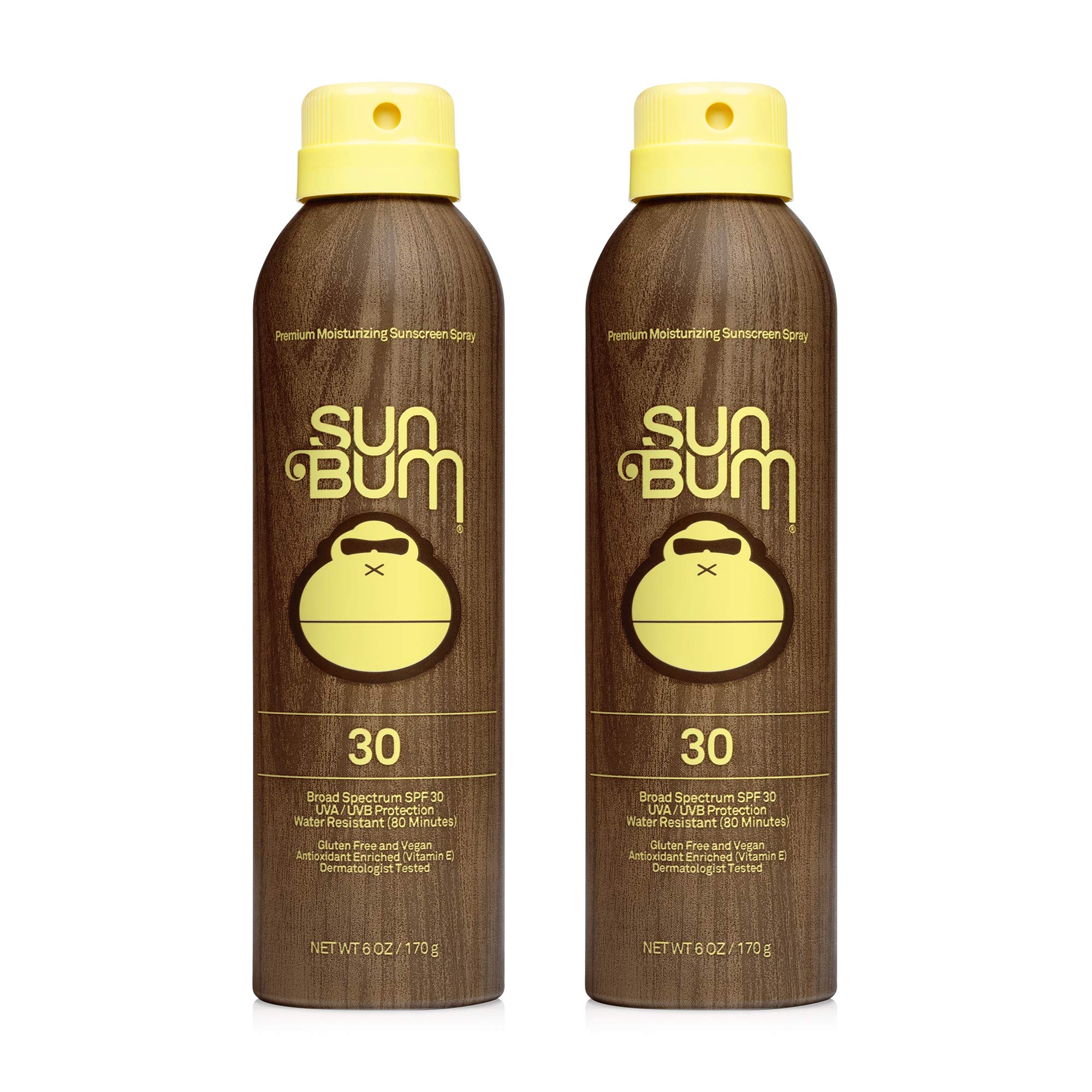 Sun Bum Sun Bum Original Spf 30 Sunscreen Spray Vegan And Reef Friendly (Octinoxate & Oxybenzone Free) Broad Spectrum Moisturizi