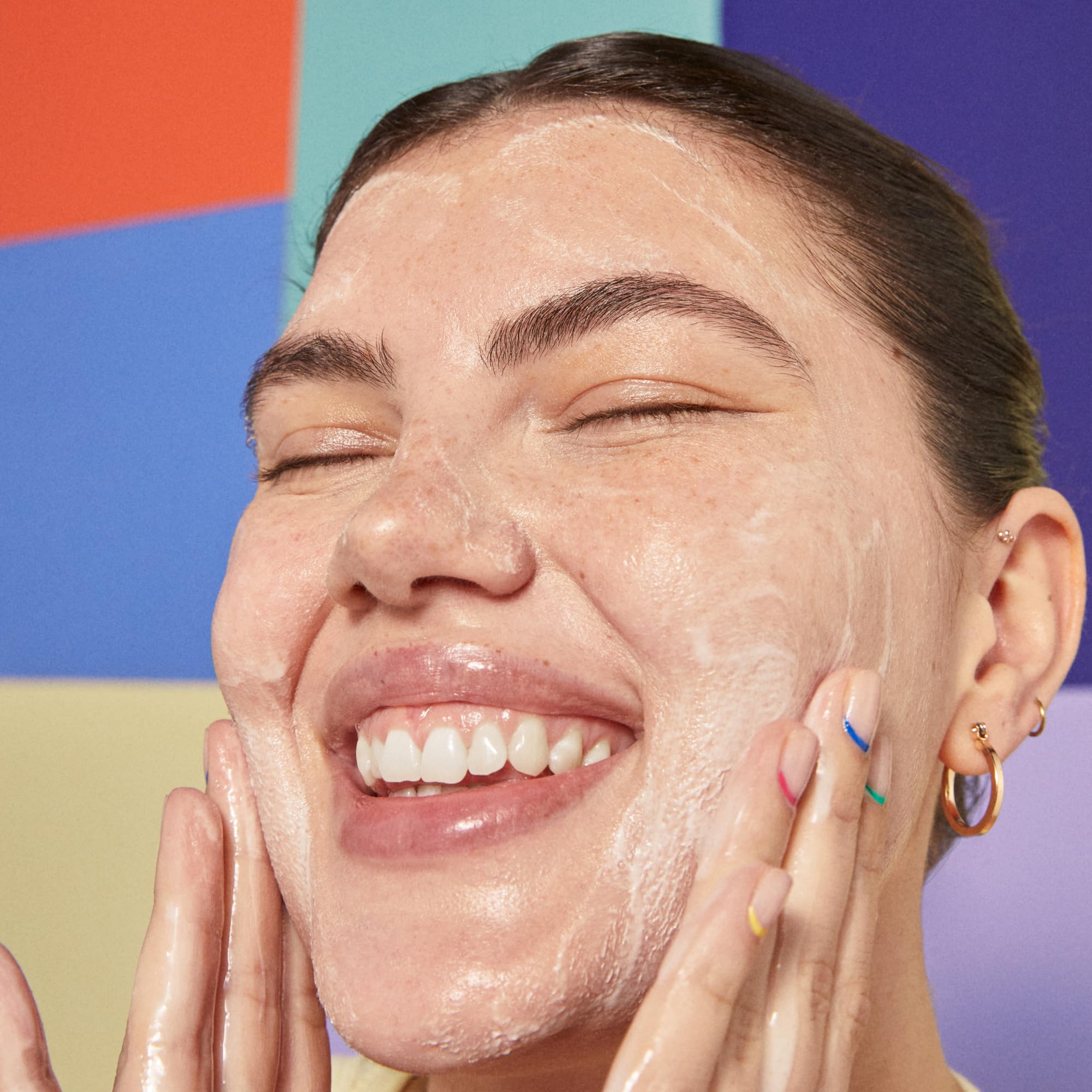 Byoma Creamy Jelly Cleanser - Hydrating Facial Cleanser For Skin Barrier Repair -Tri-Ceramide Face Wash For Sensitive Skin & All