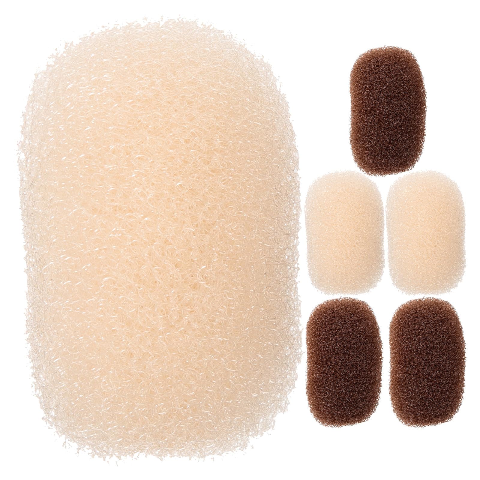 minkissy Hair Volumizing Inserts and Clips - 12Pcs Volume Bump Up Sponges, Comb, and Bases for Updo Hairstyles