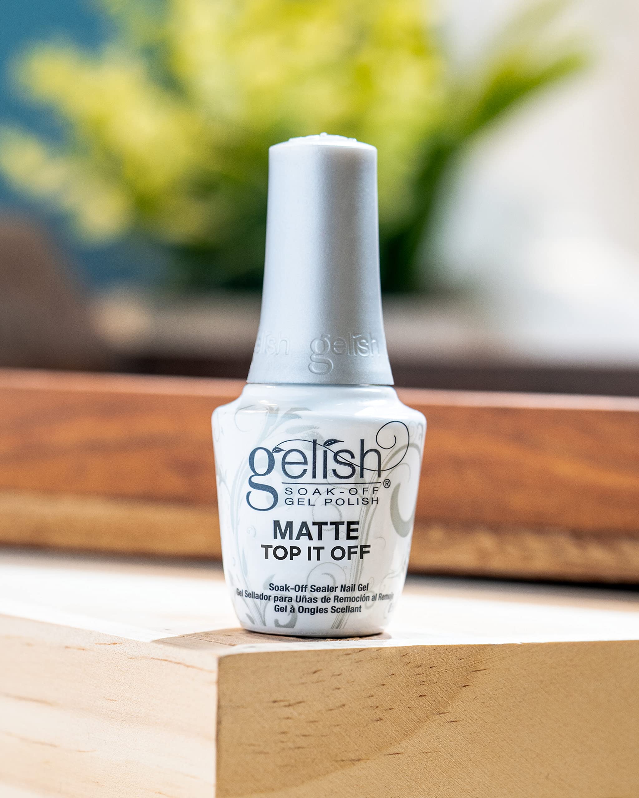Gelish Matte Top It Off Sealer Gel Top Coat Led Gel Polish, Matte Top Coat Gel Polish, Top Coat For Gel Nails, Matte Top Coat Fo