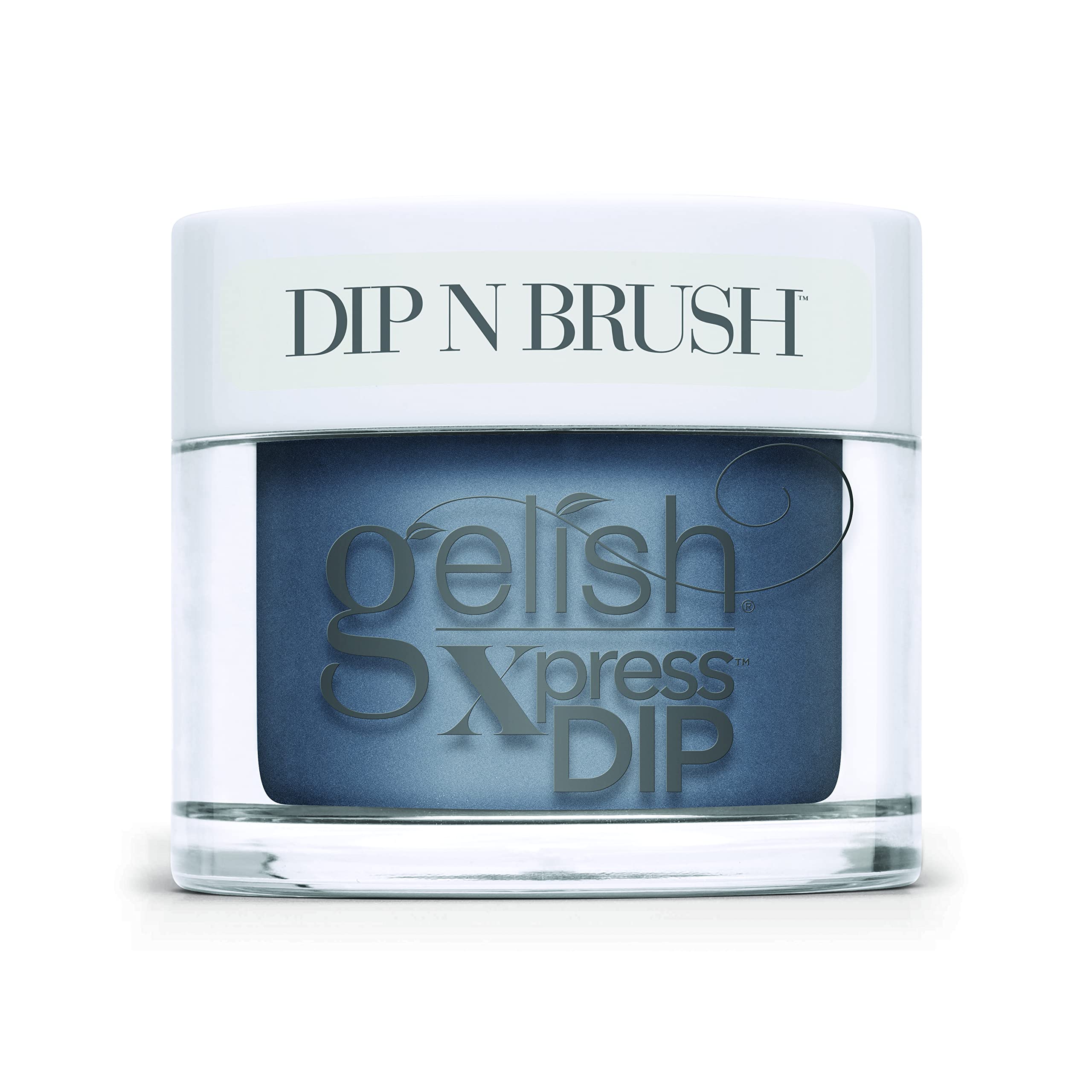 Gelish Fall Collection Plaid Reputation (Tailored For You) Blue Nail Dip Powder, Vibrant Color, Professional Quality, High Shine