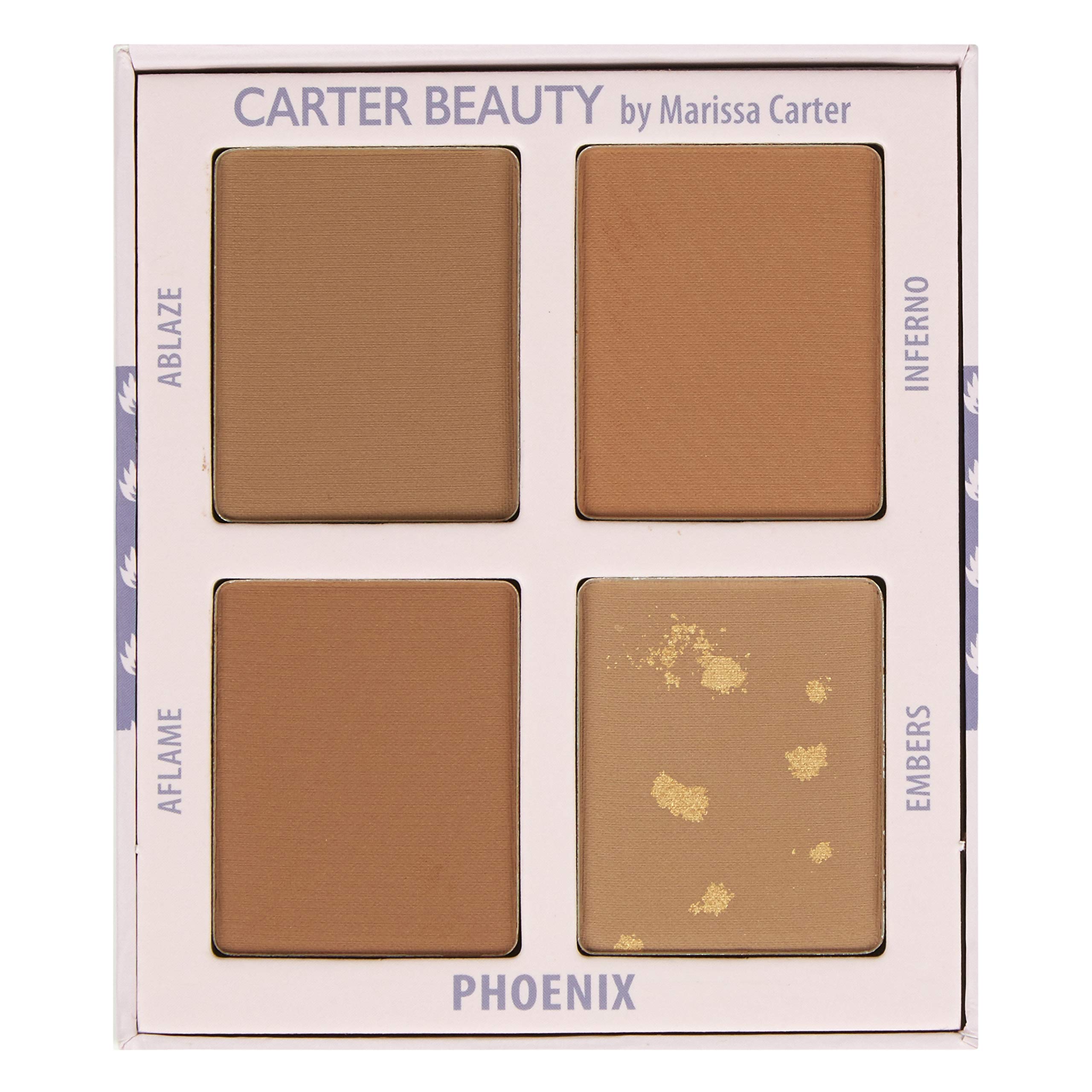 Carter Beauty By Marissa Carter Bronzer Palette - Adds Instant Colour And Depth To The Face - For A Sun-Kissed Look All Year Rou