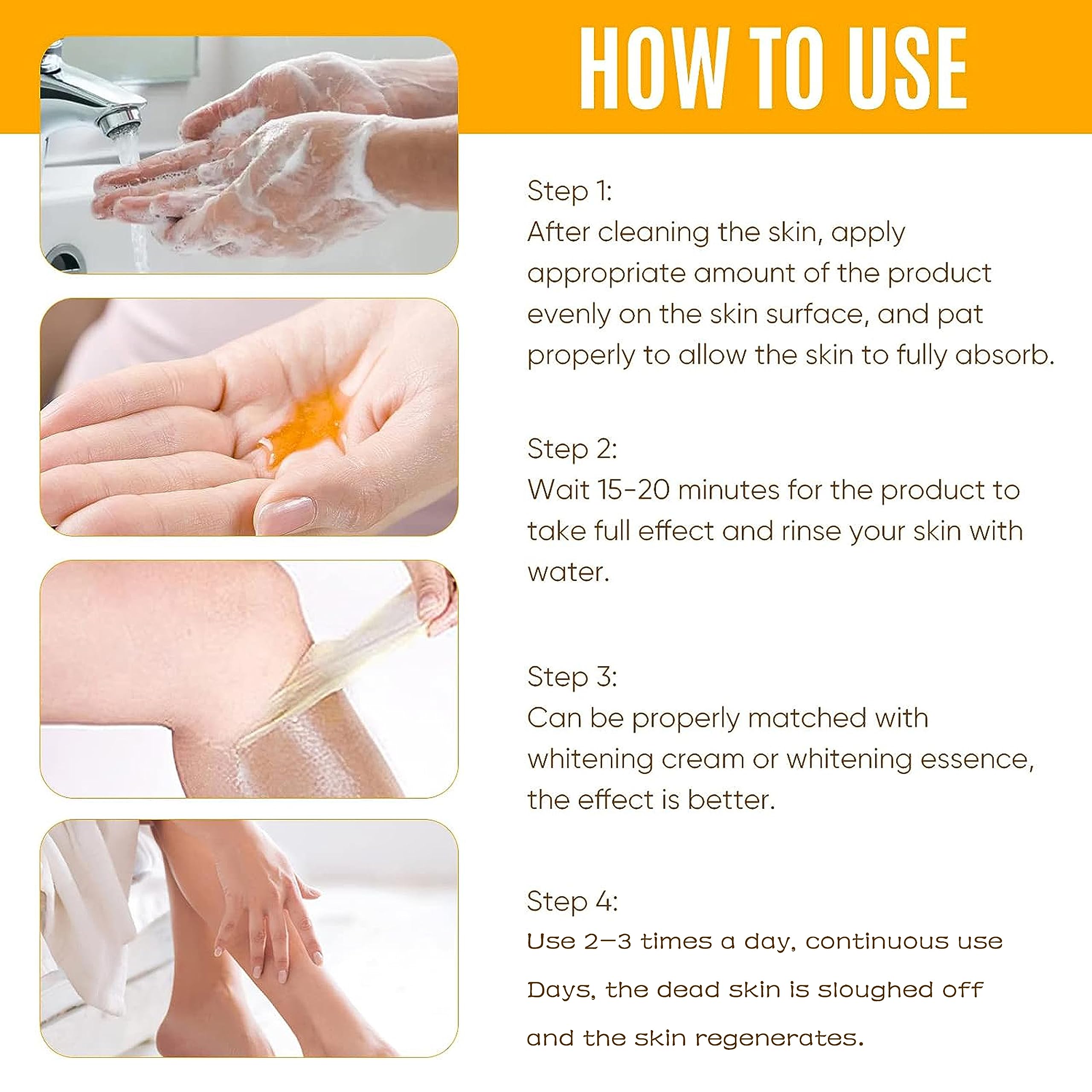 Yellow Peeling Oil, Chemical Peel Peeling Oil for Dark Skin, Strong Peeling Oil Extra Strength, Exfoliating Peeling Solution for