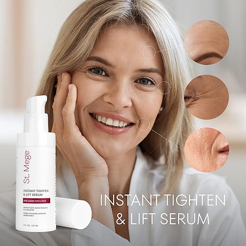 St. Mege Face Lift Cream - Instant Skin Tightening & Eye Lift, 1 oz, Smooths Loose Skin in 2 Minutes, Anti-Aging Treatment