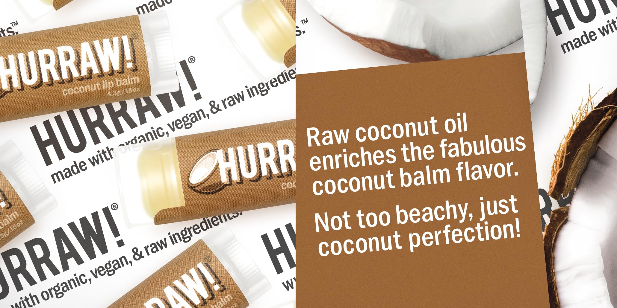 Hurraw! Almond, Coconut, Licorice Lip Balms, 3 Pack Bundle: Organic, Certified Vegan, Cruelty And Gluten Free. Non-Gmo, 100% Nat