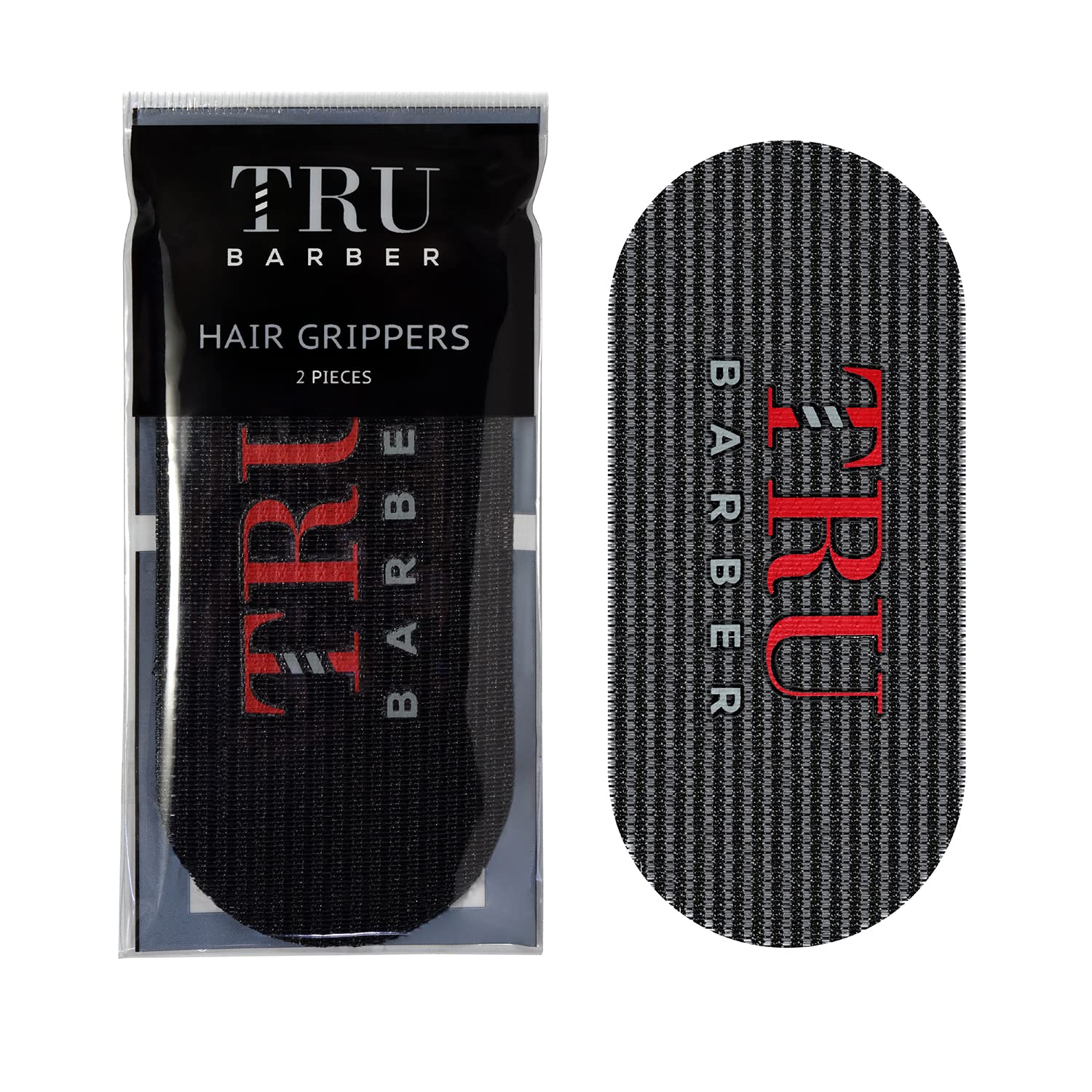 Tru Barber Hair Grippers  Bundle Pack 6 Pcs For Men And Women - Salon And Barber, Hair Clips For Styling, Hair Holder Grips (Bla