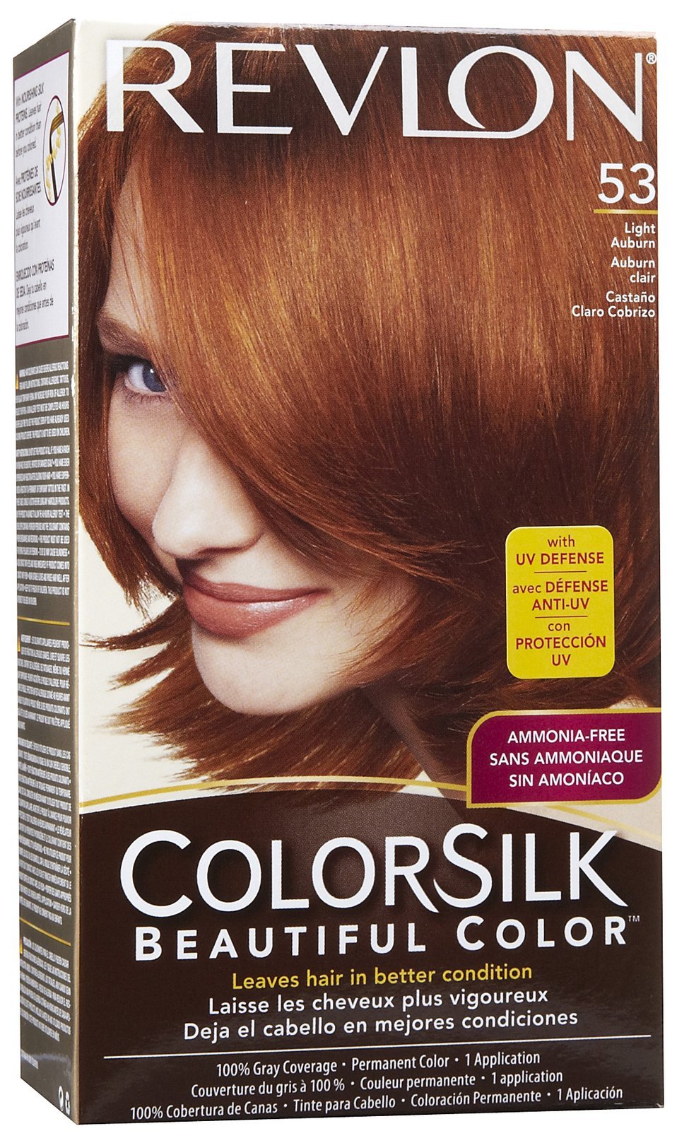 Colorsilk Beautiful Color - 53 Light Auburn 5R By Revlon For Unisex - 1 Application Hair Color