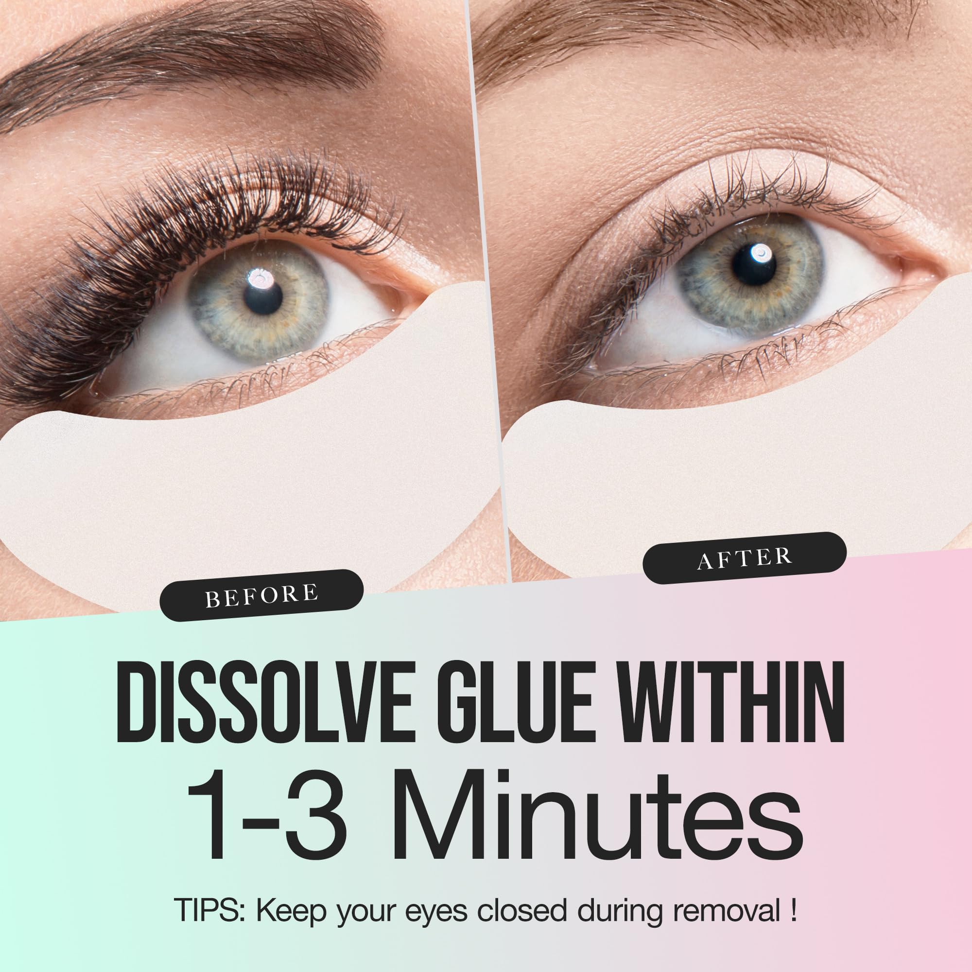 Lashview Eyelash Extension Remover Cream, Light Aloe Flavor Cream,Eyelash Adhesive Remover, 10G