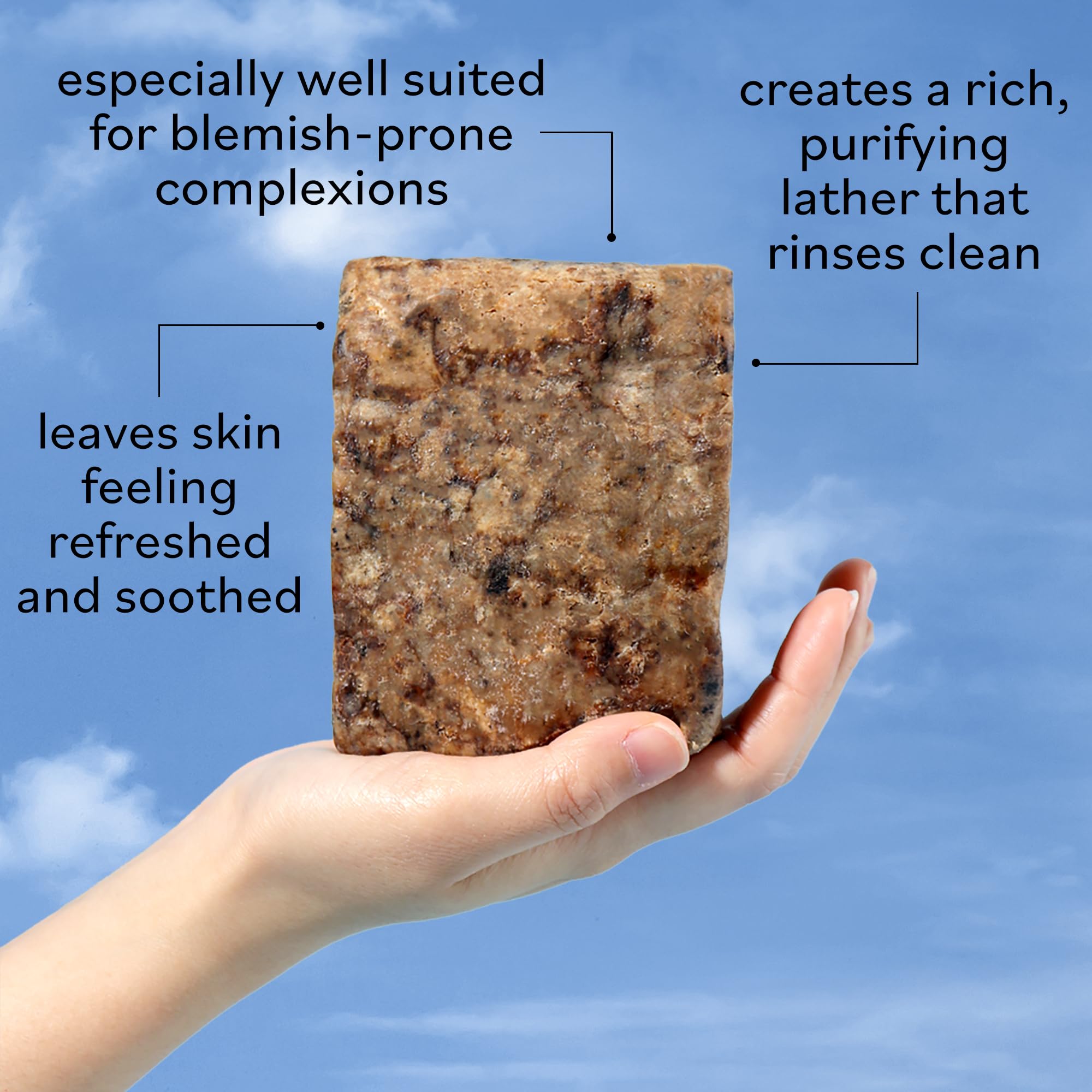 Sky Organics - African Black Soap Bar, 16 oz - Deep Cleansing Face Wash & Body Wash - Cocoa Pod Ash - Small Batch - Blemish, Oil