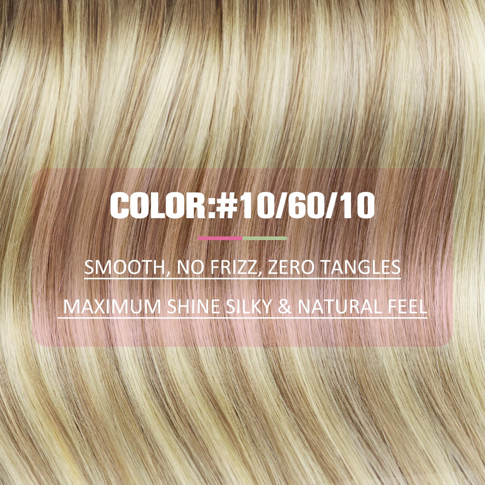 YoungSee Human Hair Tape in Extensions Balayage 14 Inch Human Hair Extensions Tape in Ombre Brown to Platinum Blonde Invisible T