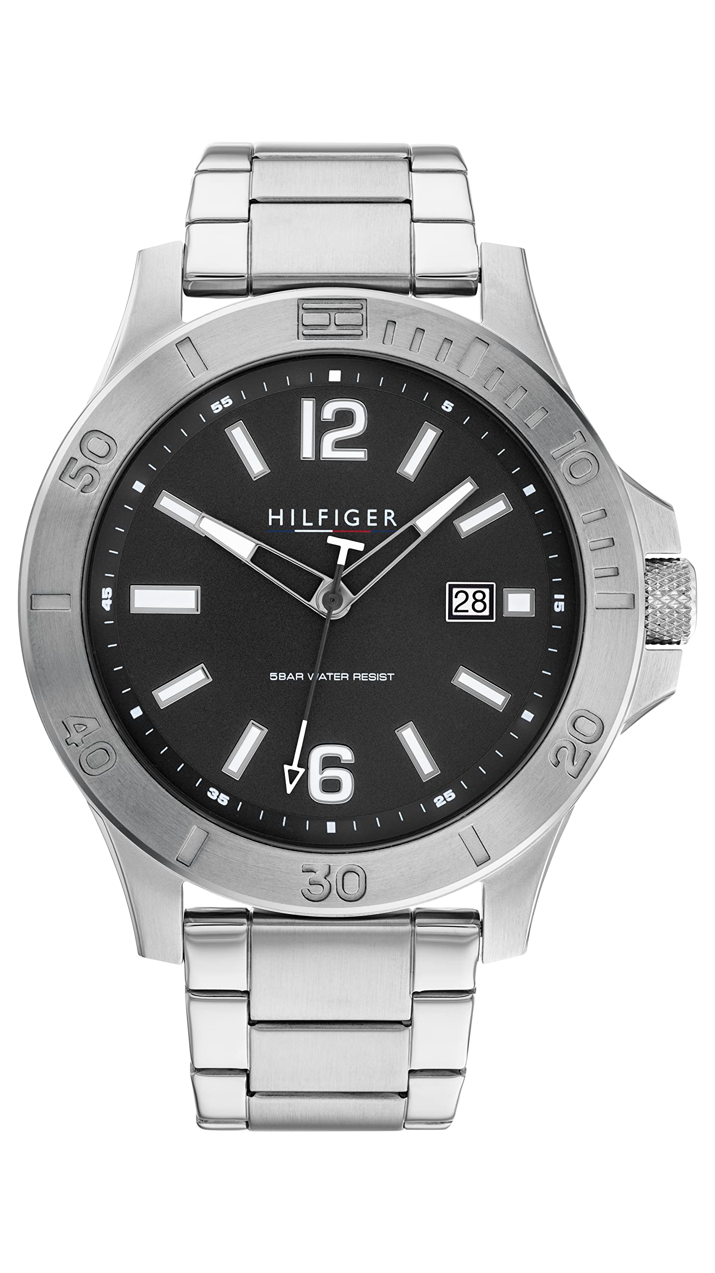 Tommy Hilfiger Grey Dial Round Shaped Sport Men Analog Watch_Th1791995W