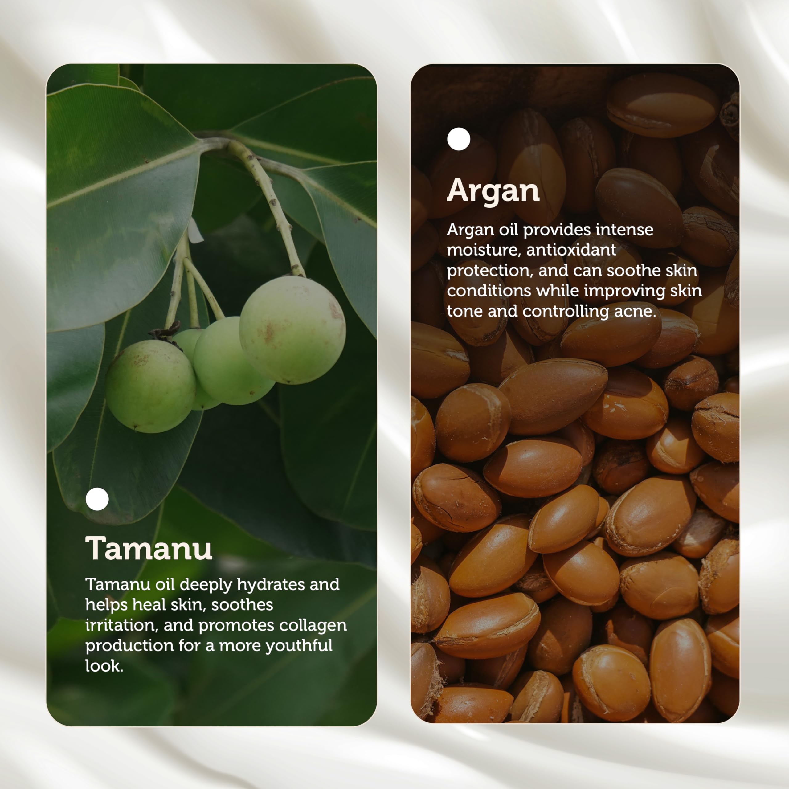 E.Fek.Tiv Beauty Tamanu And Argan Nourishing Body Cream - Deep Hydrating Moisturizer - Rejuvenates Dry And Dehydrated Skin - Veg