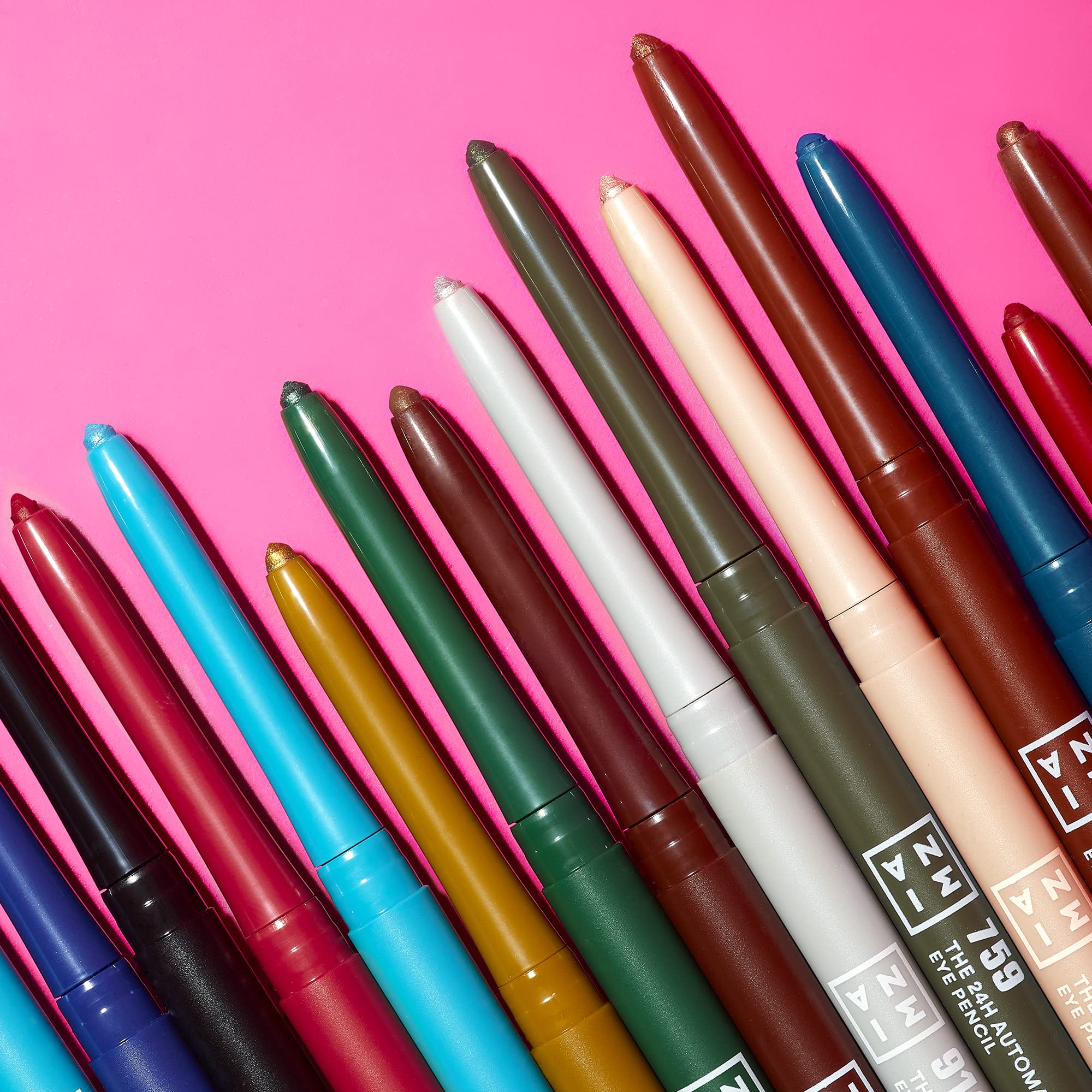 3Ina The 24H Automatic Eye Pencil 558 - Highly Pigmented Formula - Waterproof - Easy To Apply - Retractable Tip - Creamy Long-We