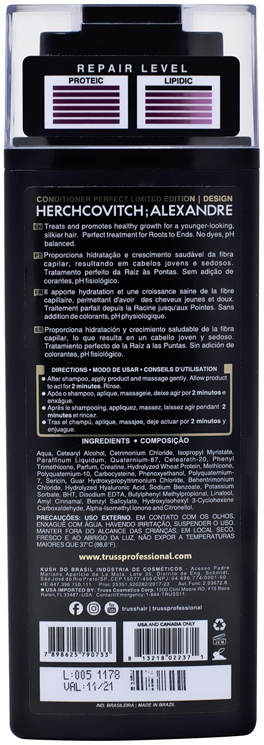 Truss Perfect Conditioner - Advanced Anti-Aging Conditioning Formula For All Hair Types Including Colored, Damaged, Chemically T