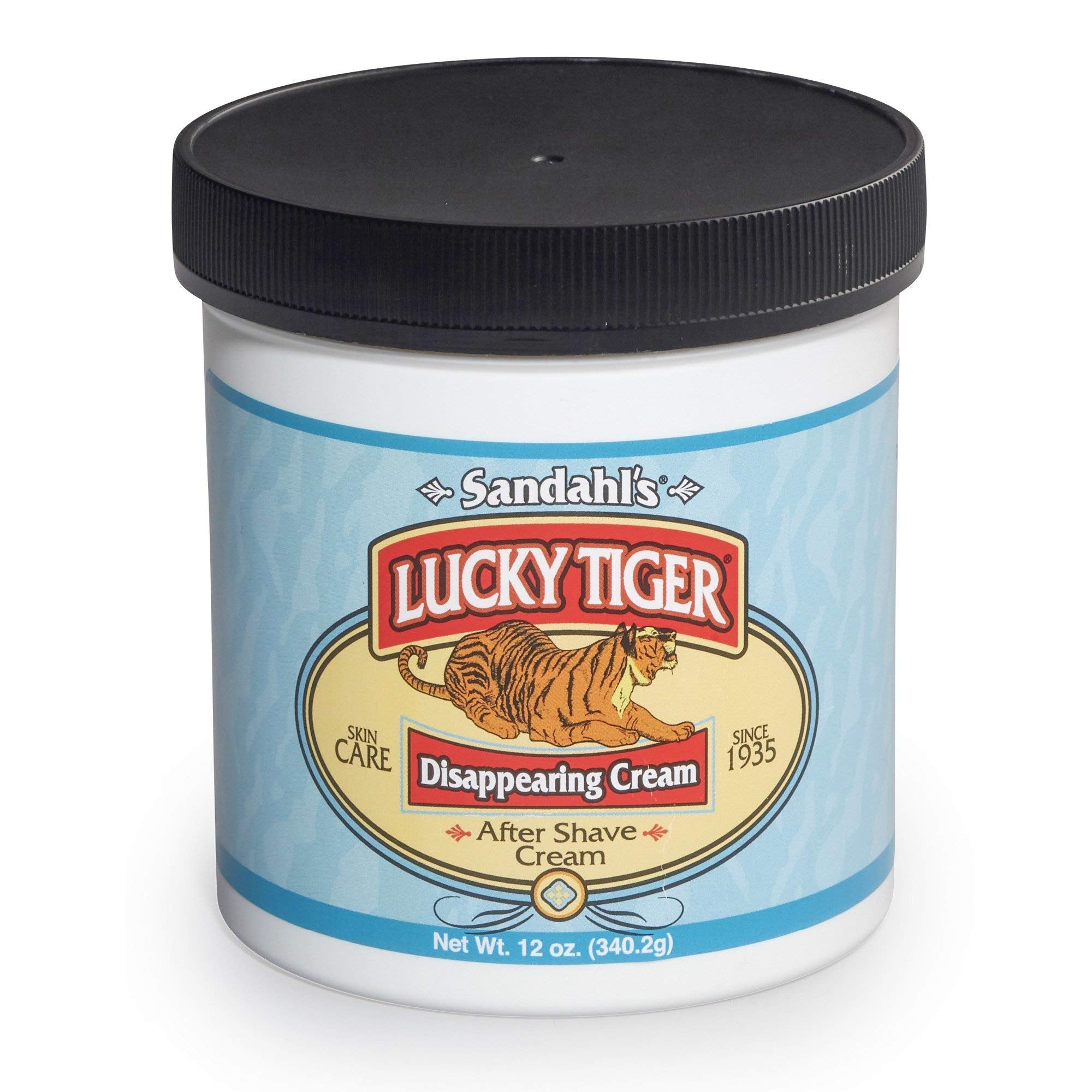 Lucky Tiger Vanishing Cream, Menthol Mint 12 oz (Pack of 11)