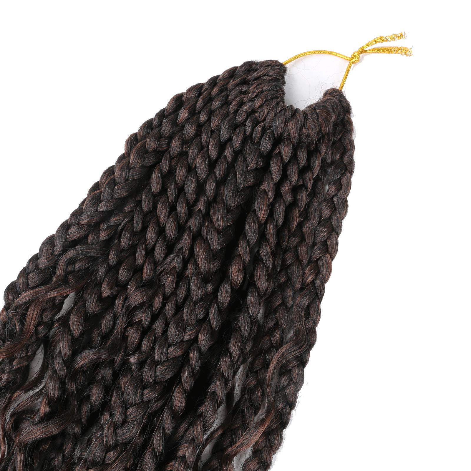 8 Pack Bohomian Box Braids Crochet Braids12 Inch Crochet Box Braids Curly Ends Goddess Box Braids Crochet Hair Synthetic Crochet