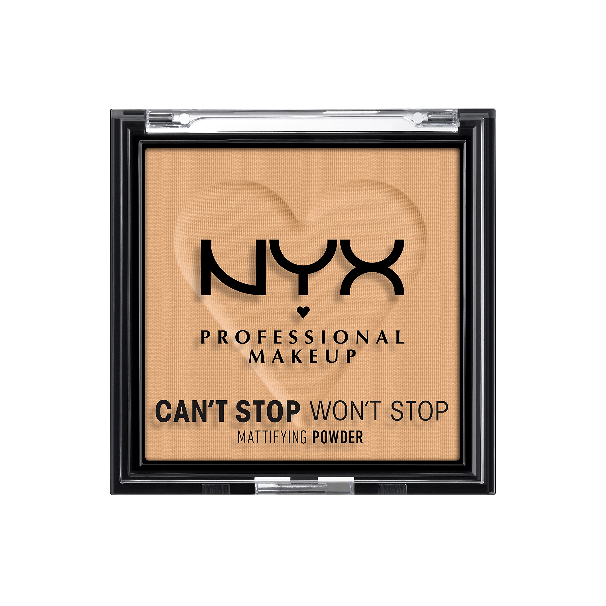 NYX PROFESSIONAL MAKEUP Cant Stop Wont Stop Mattifying Pressed Powder  Golden