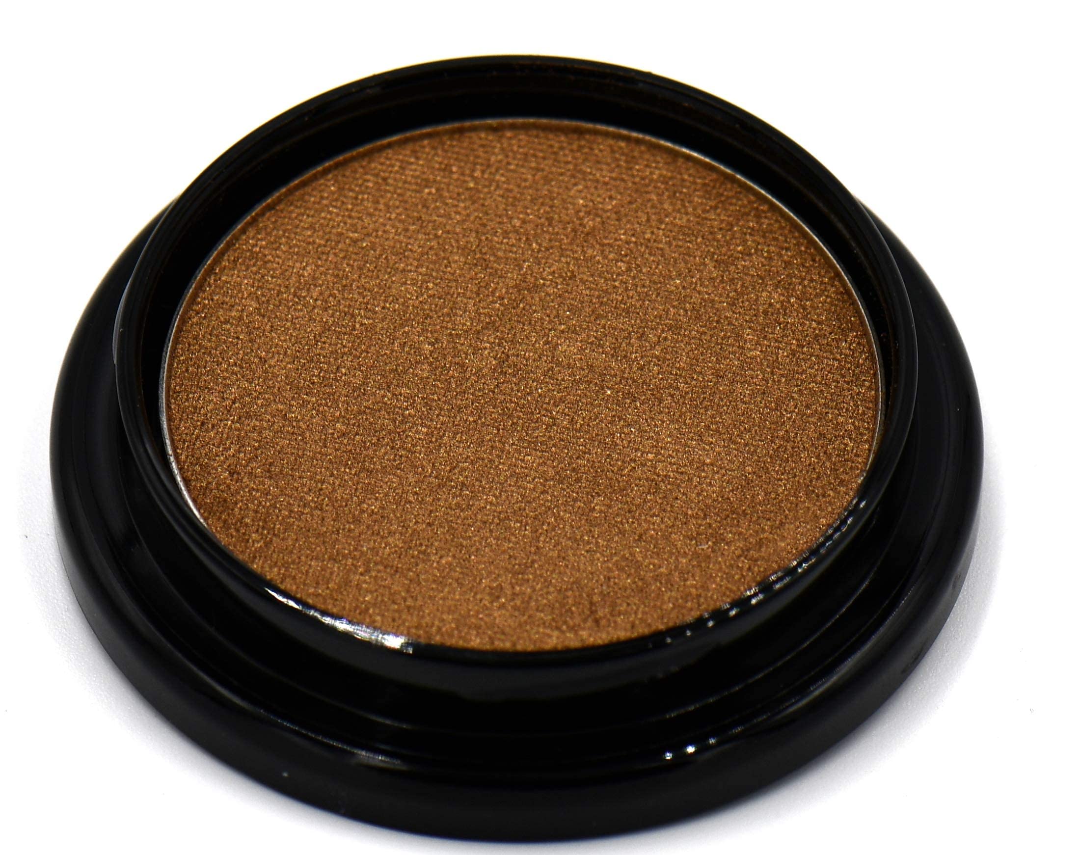 Pure Ziva Antique Gold Carmel Bronze Shimmer Pressed Powder Single Vegan Eyeshadow; Talc, Paraben & Cruelty Free