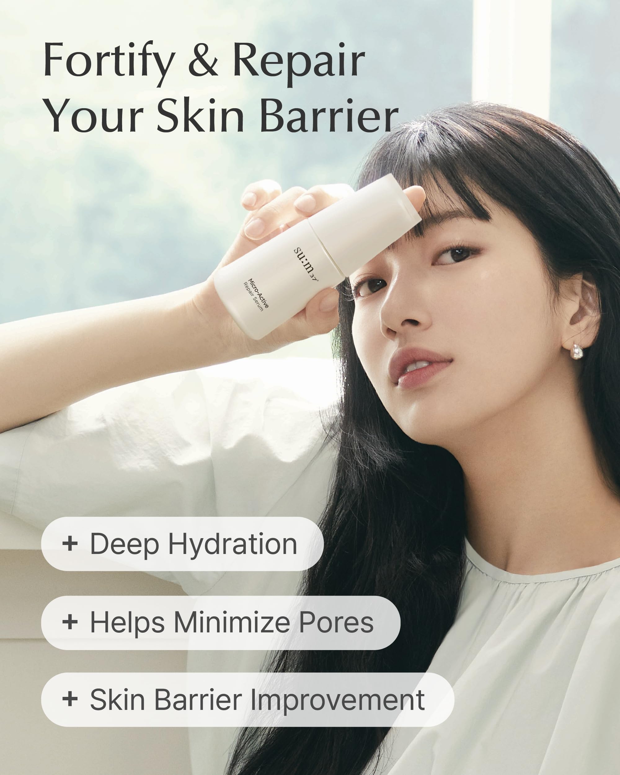 Valentines Day Gifts Su:M Micro-Active Repair Serum (1.69 Fl Oz) - Korean Skincare For Deep Hydration, Boost Vitality, And Skin