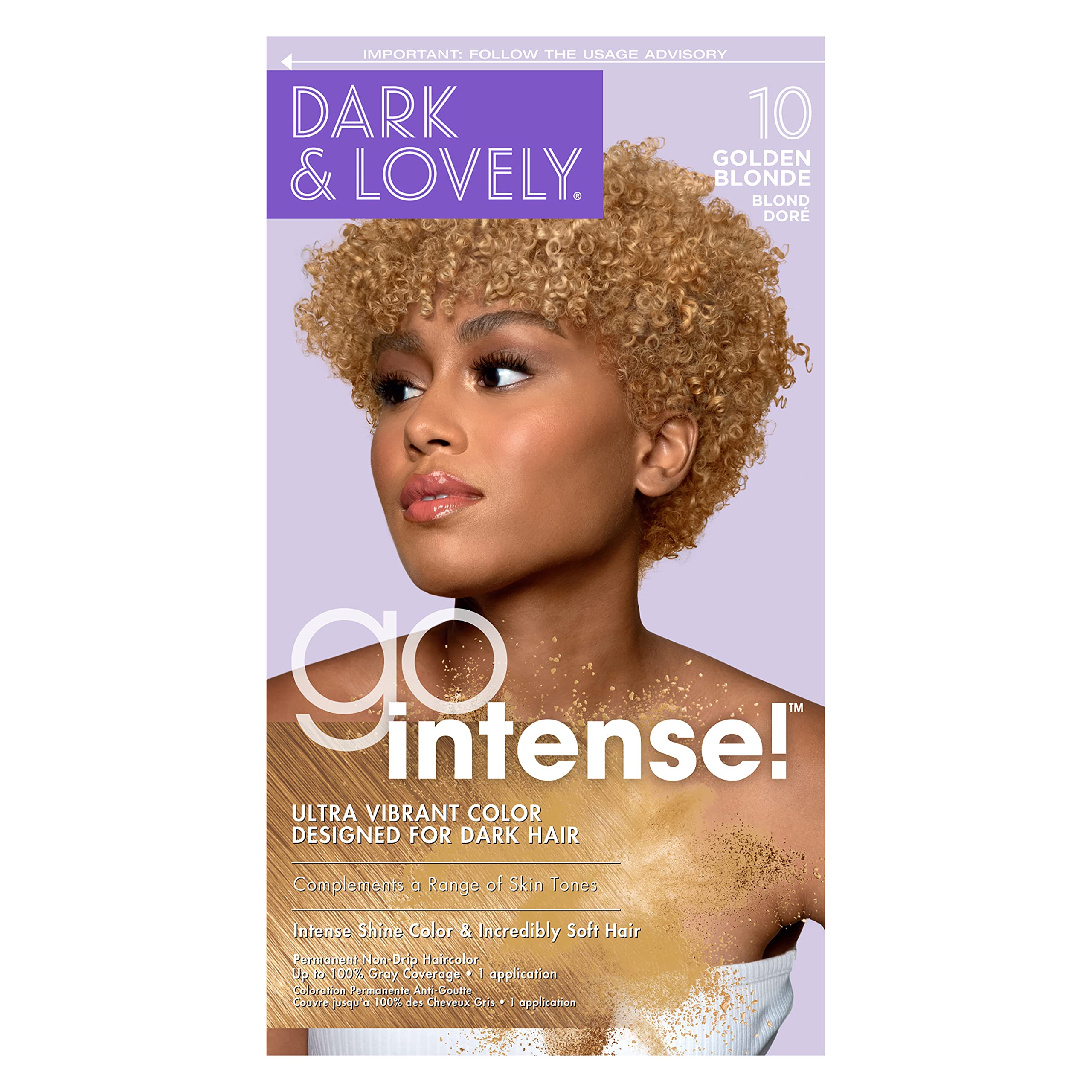 Softsheen-Carson Dark And Lovely Ultra Vibrant Permanent Hair Color Go Intense Hair Dye For Dark Hair With Olive Oil For Shine A