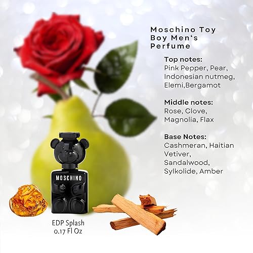Moschino 3 Pcs Toy Mini Set: Toy Boy 5 Ml Eau De Parfum + Toy 2 Bubble Gum 5 Ml Eau De Toilette + Toy 2 5 Ml Eau De Parfum.