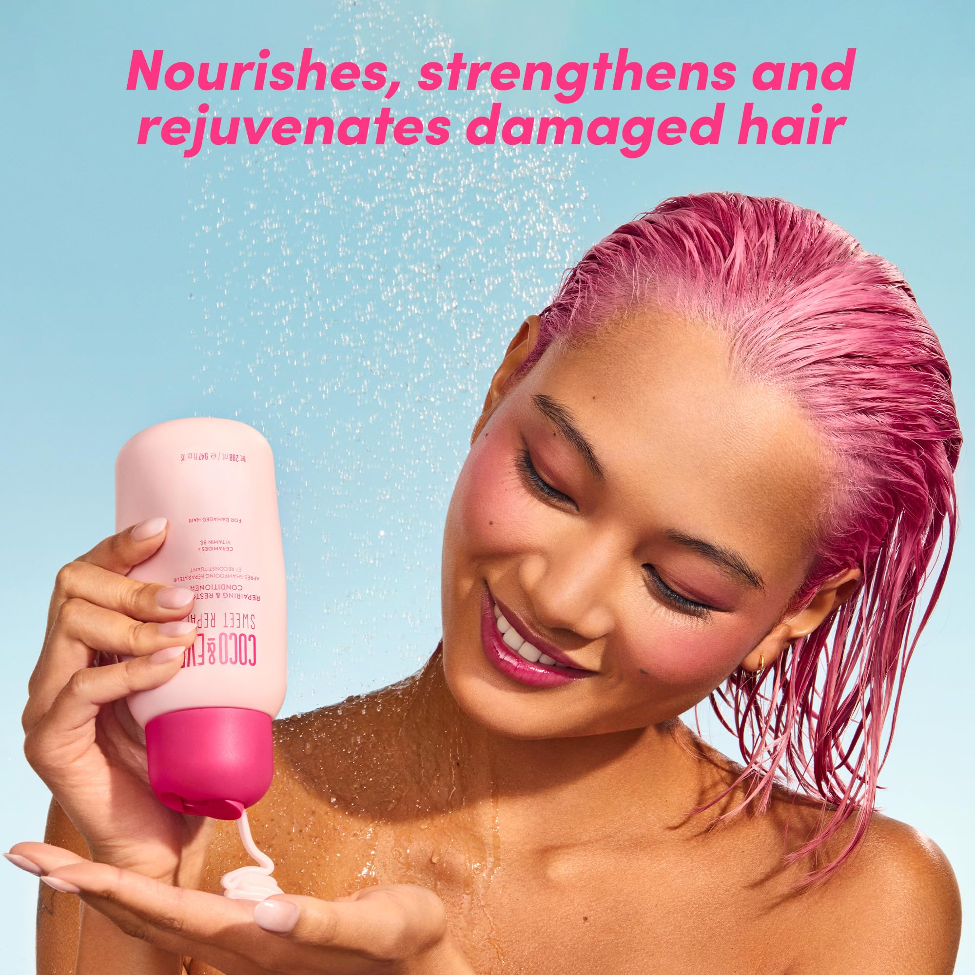 Coco & Eve Repairing & Restoring Conditioner - Repair and Hydrate Dry, Damaged, Color Treated Hair. Anti Breakage & Split Ends,