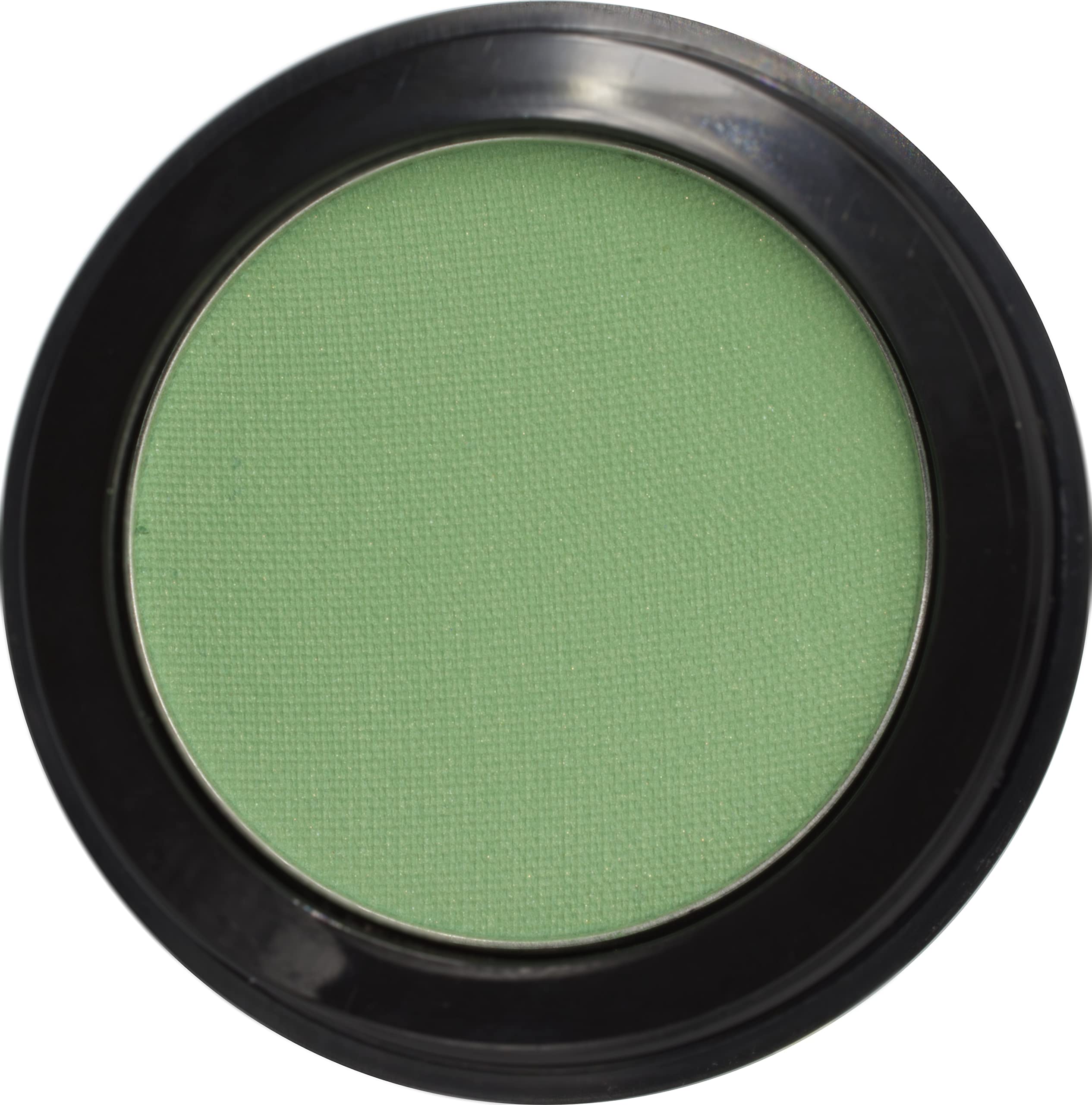 Pure Ziva Jade Green Shimmering Eucalyptus Olive Soft Pressed Powder Single Vegan Eyeshadow; Talc, Paraben & Cruelty Free