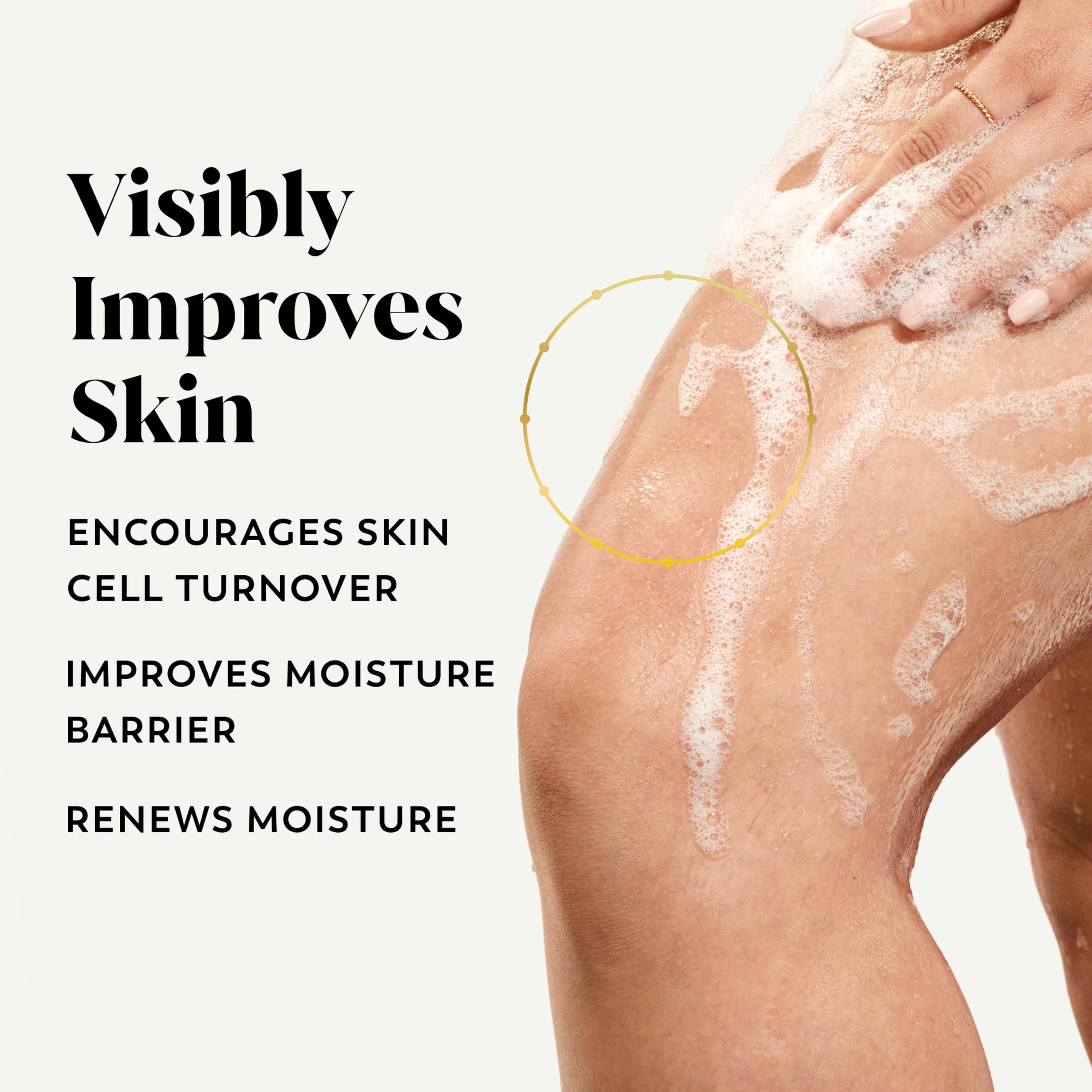 Olay Cleansing & Firming Body Wash for Women with Collagen and Vitamin B3, 20 fl oz (Pack of 4)
